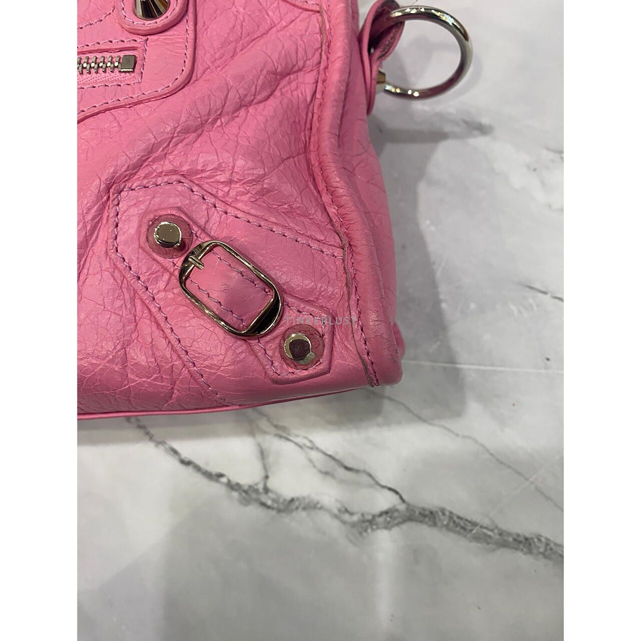 Balenciaga Classic Mini City Pink SHW 2019 Satchel