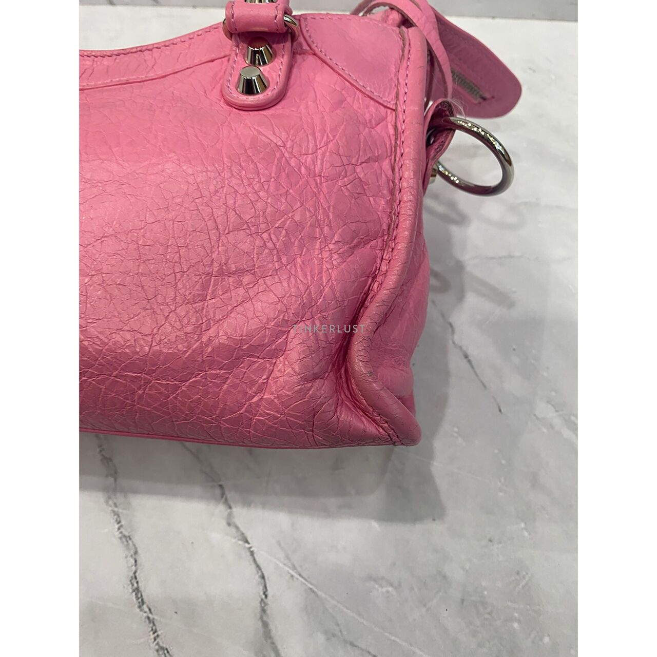 Balenciaga Classic Mini City Pink SHW 2019 Satchel