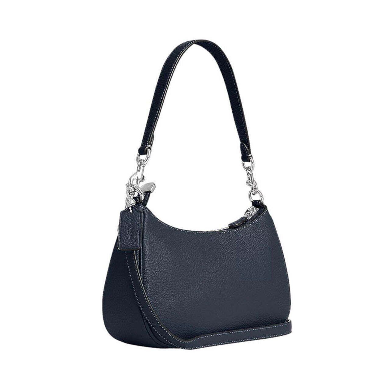 Coach Teri Hobo Bag Leather Denim Shw