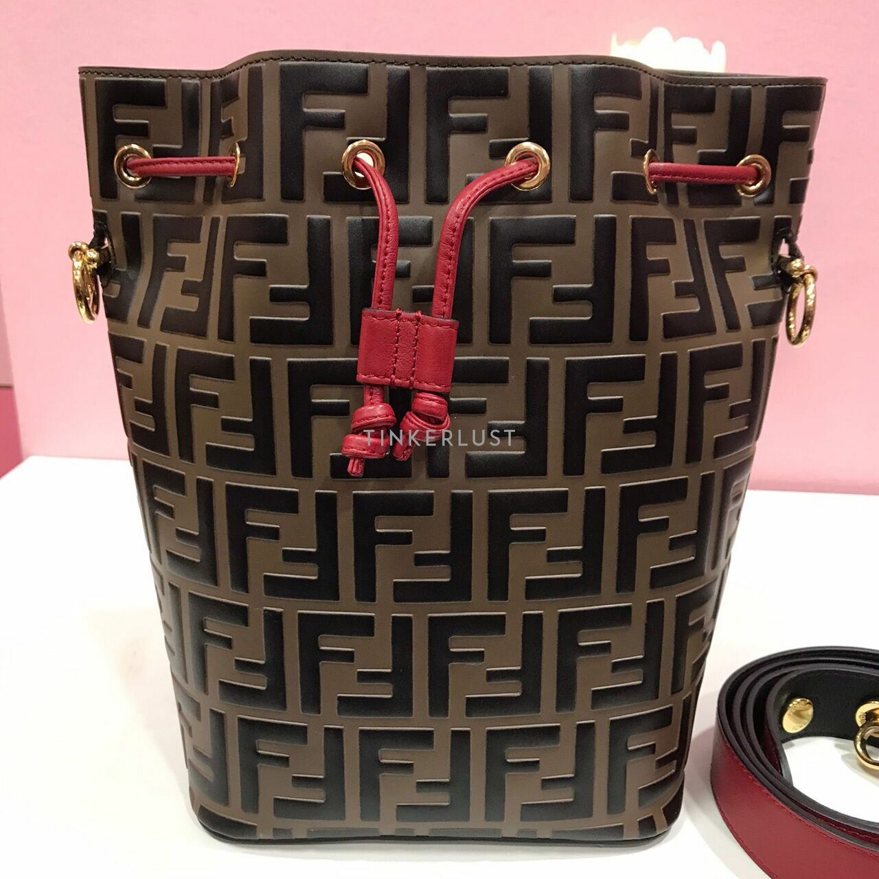 Fendi Mon Tresor Grande FF Bicolor 2019 Shoulder Bag