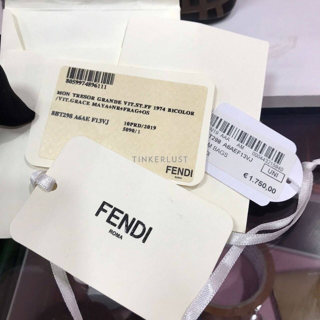 Fendi Mon Tresor Grande FF Bicolor 2019 Shoulder Bag