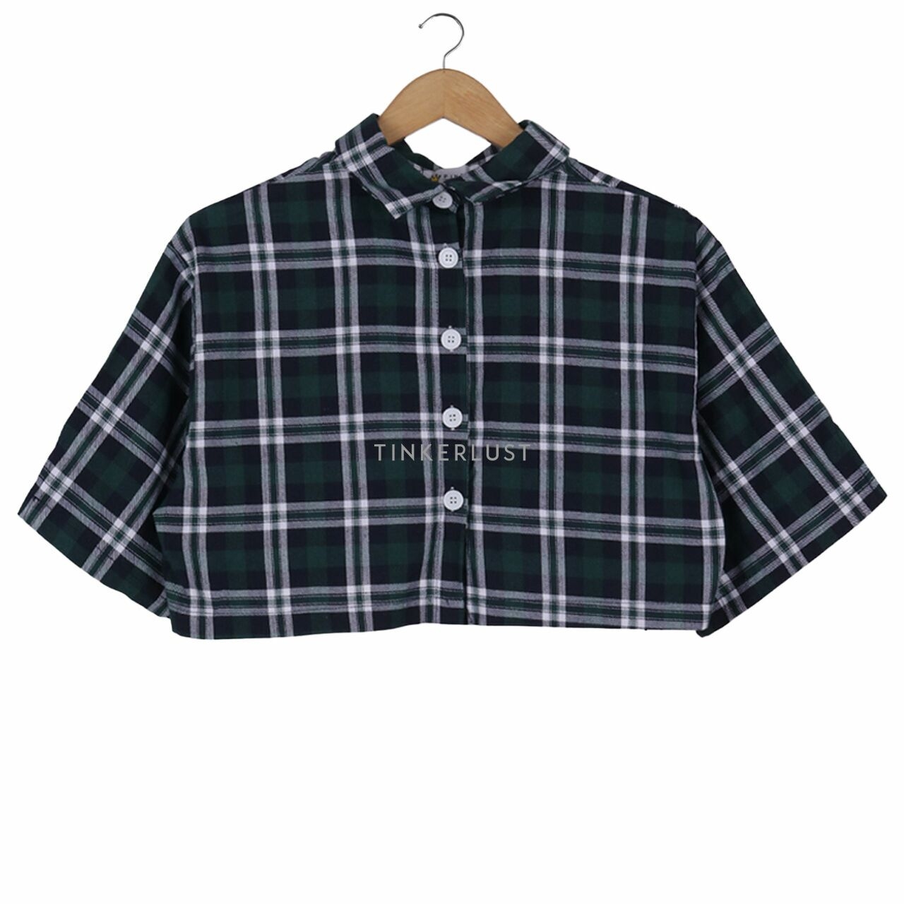 Private Collection Green Plaid Shirt