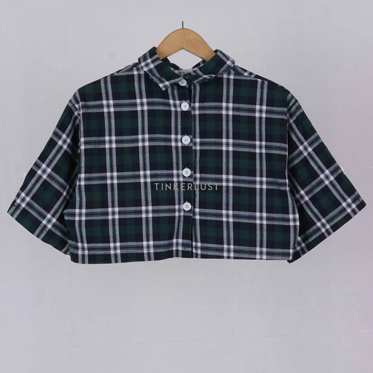 Private Collection Green Plaid Shirt