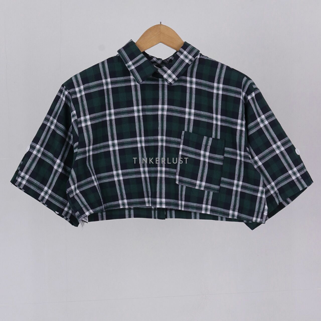 Private Collection Green Plaid Shirt