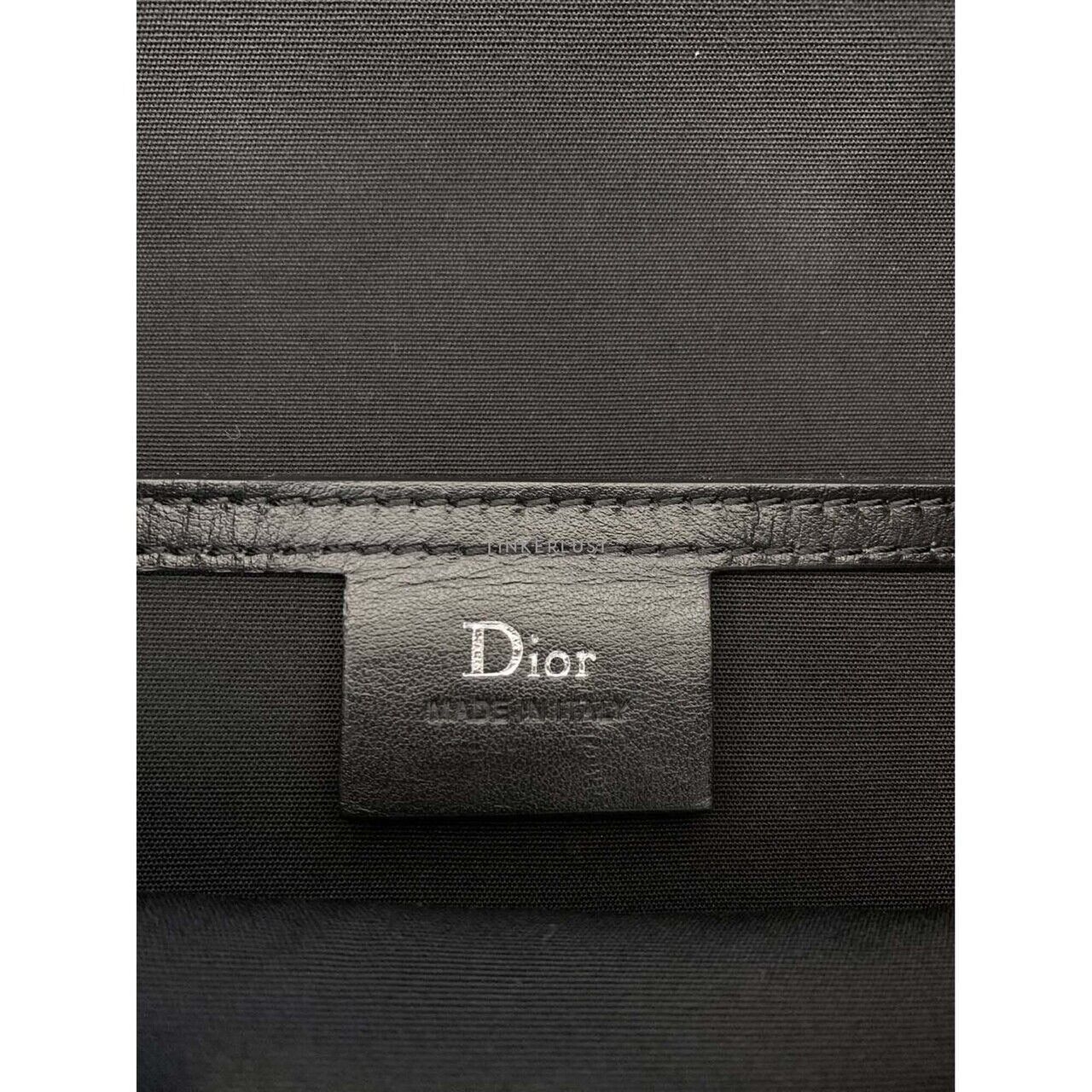 Christian Dior Bee Motion Black Nylon & Calfskin Black 2018 Backpack