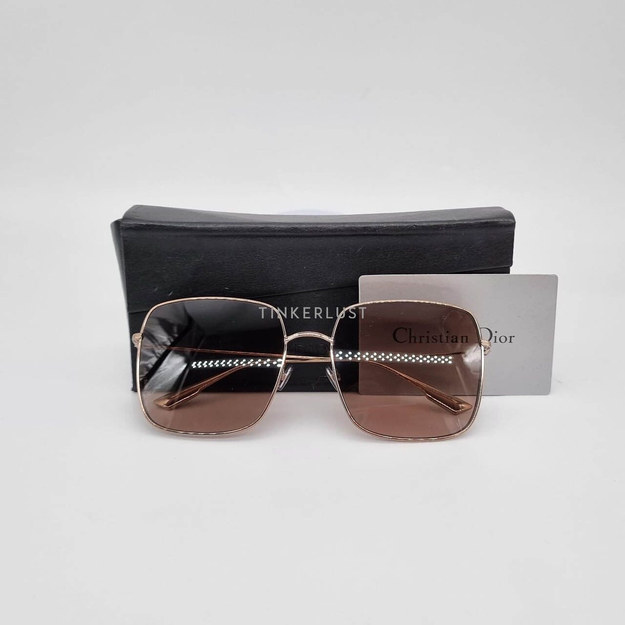 Christian Dior Stellaire Black & Gold Sunglasses