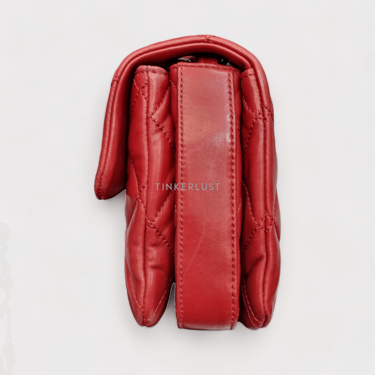 Chanel Mini Red Lambskin #15 SHW Shoulder Bag