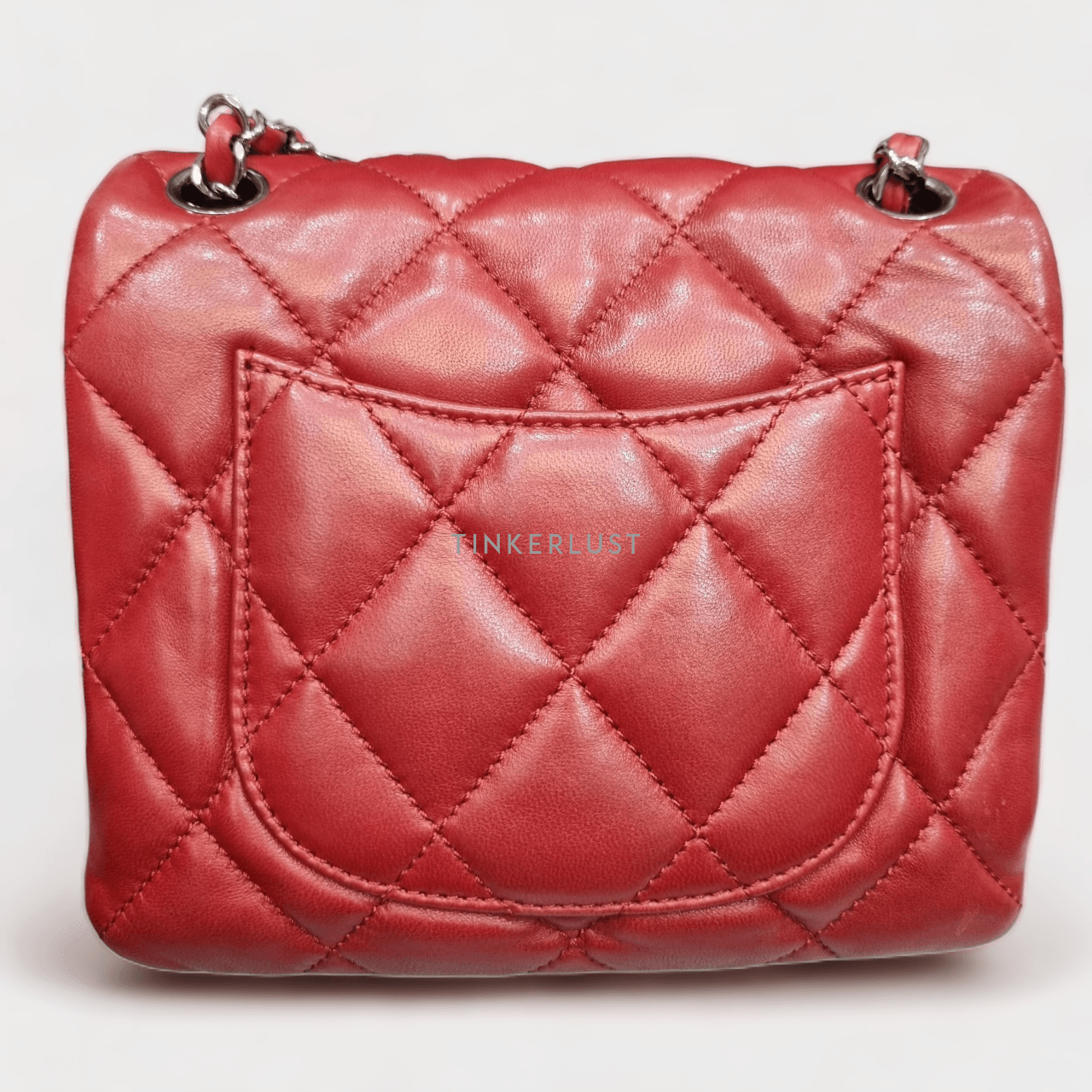 Chanel Mini Red Lambskin #15 SHW Shoulder Bag