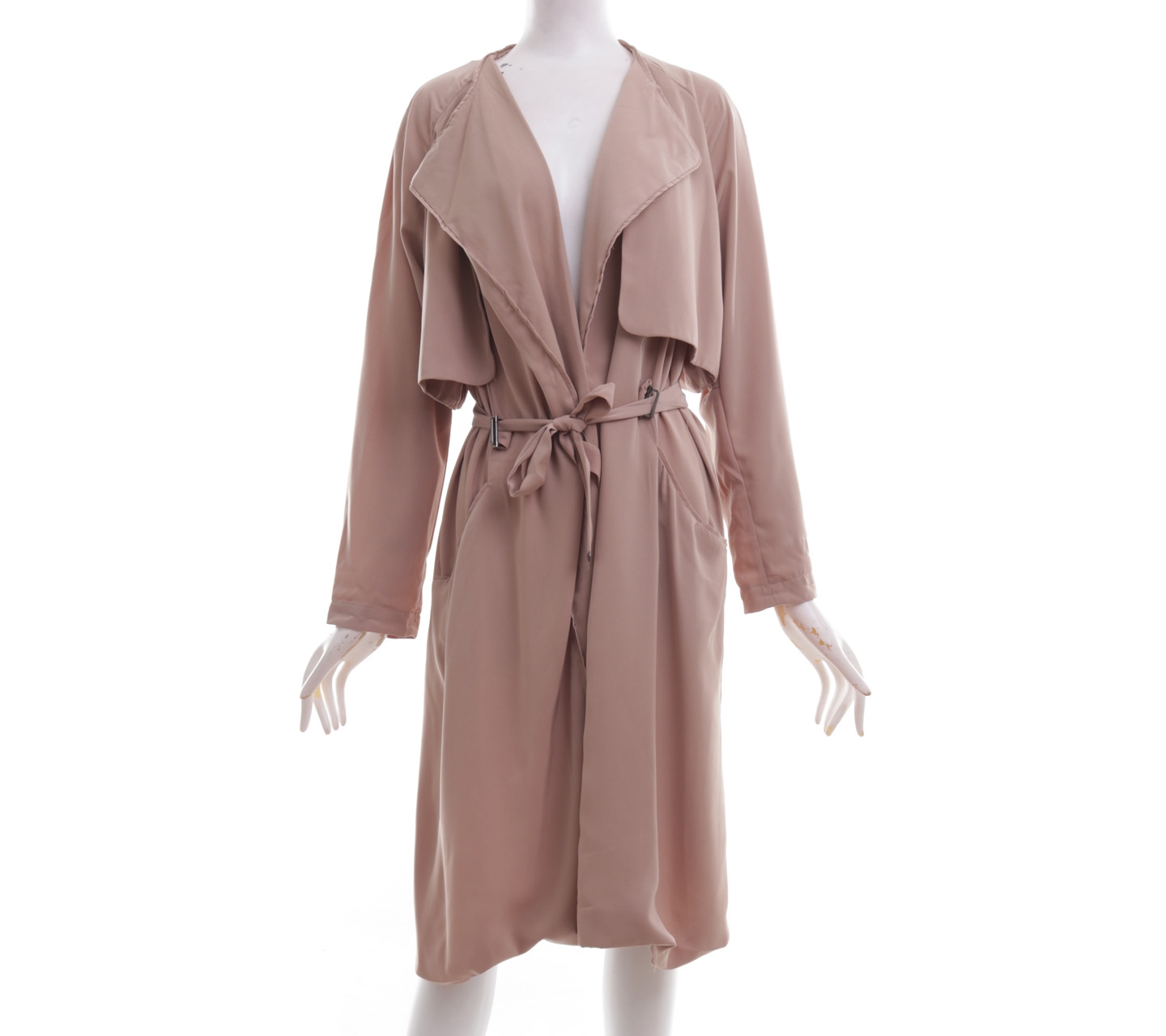 Zalia Light Brown Tie Outerwear