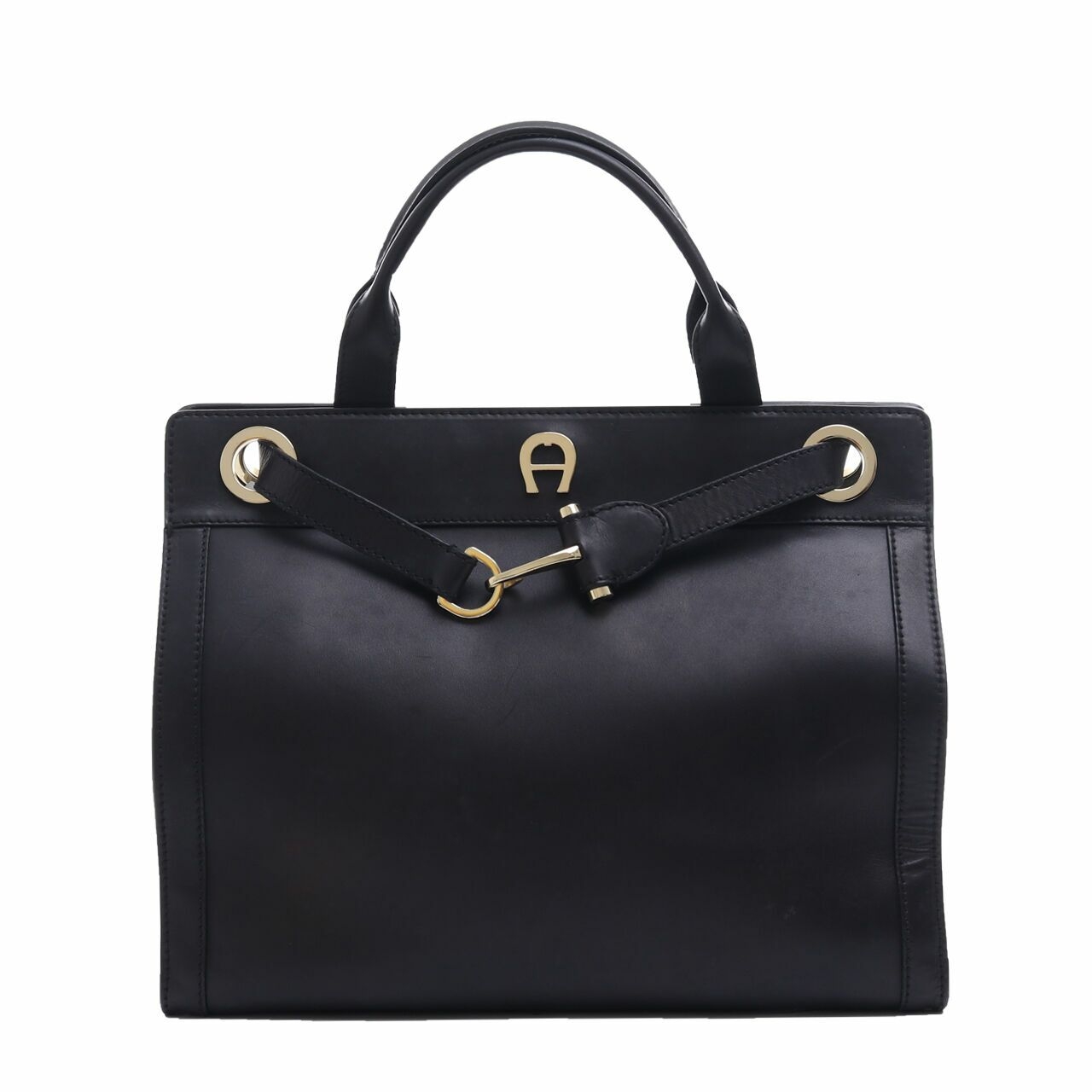 Aigner Black Handbag