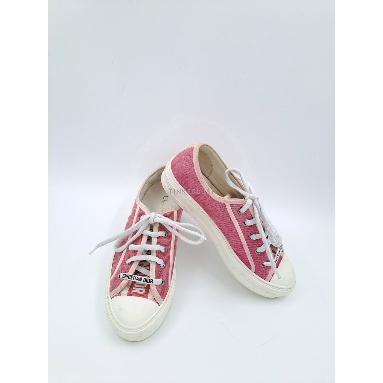 Christian Dior Walk'n' Dior Canvas Pink Sneakers