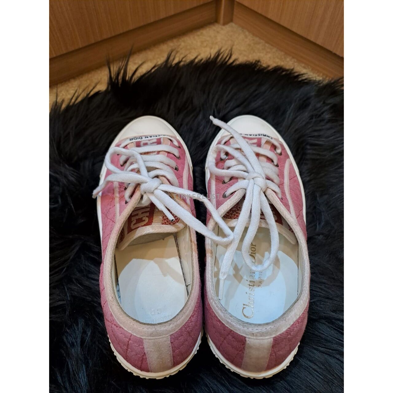 Christian Dior Walk'n' Dior Canvas Pink Sneakers