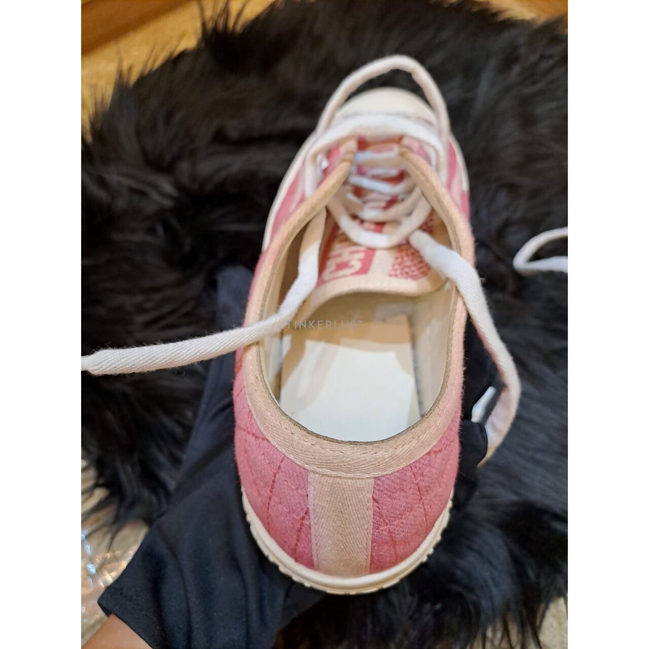 Christian Dior Walk'n' Dior Canvas Pink Sneakers