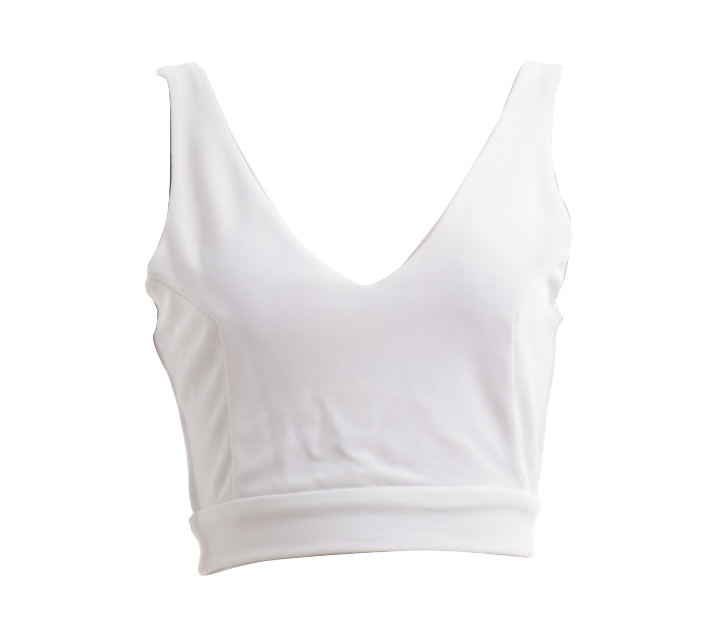 Zara White Cropped Sleeveless