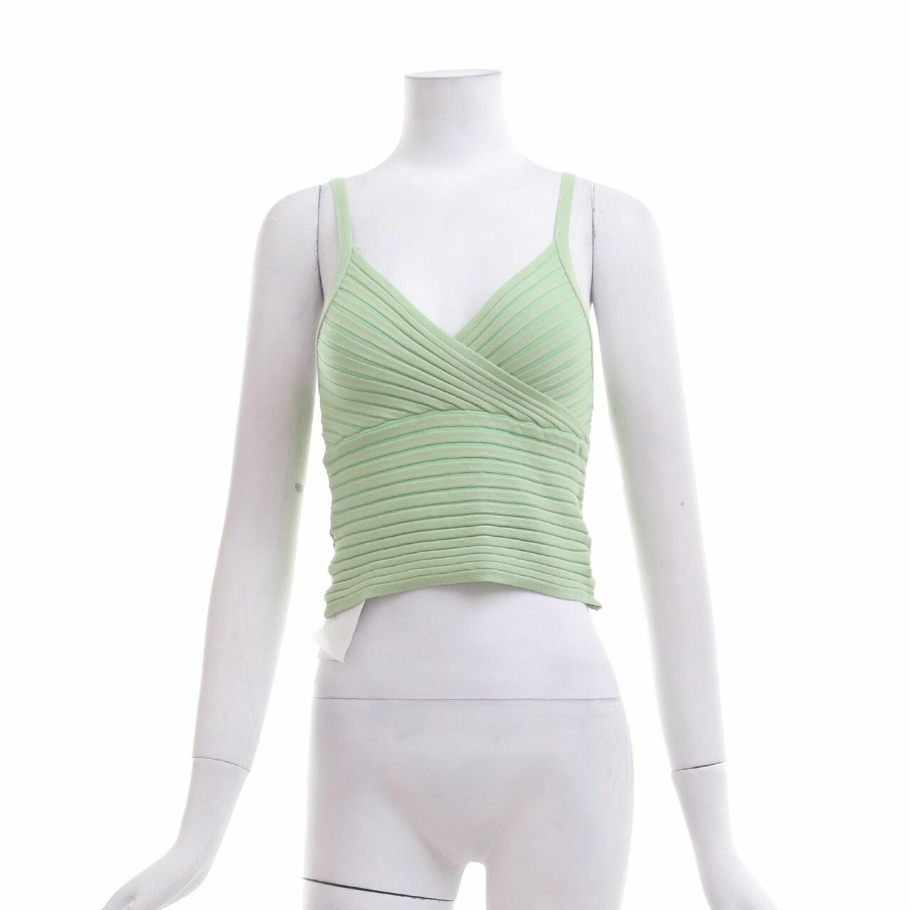 Oudre Green Cropped Sleeveless