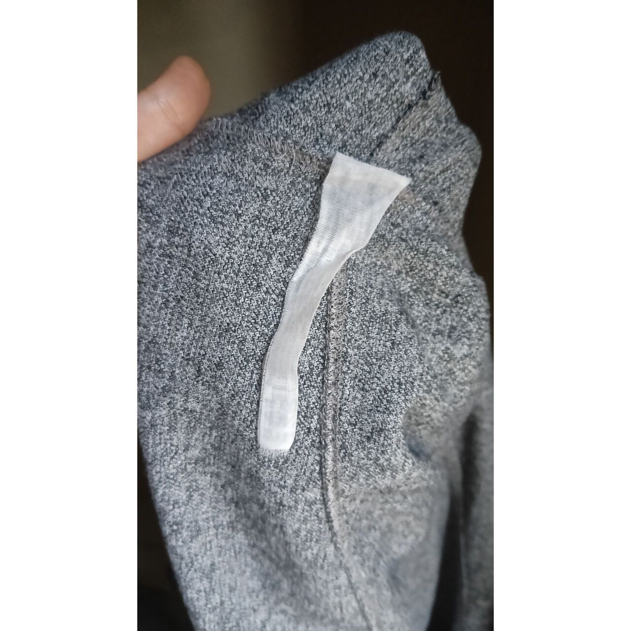 Zara Grey Crop Oversize Jaket