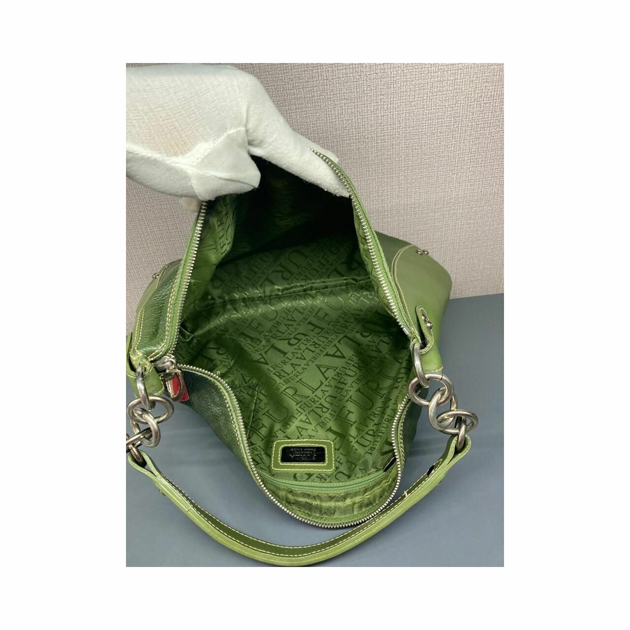 Furla Green Shoulder Bag