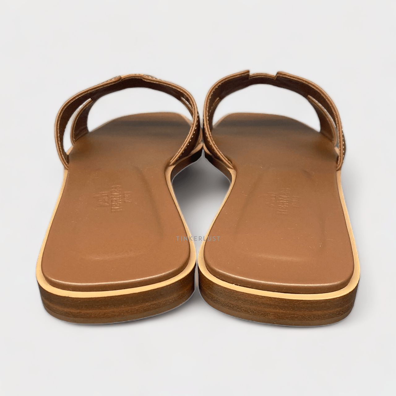 Hermes Oran All Gold Sandals