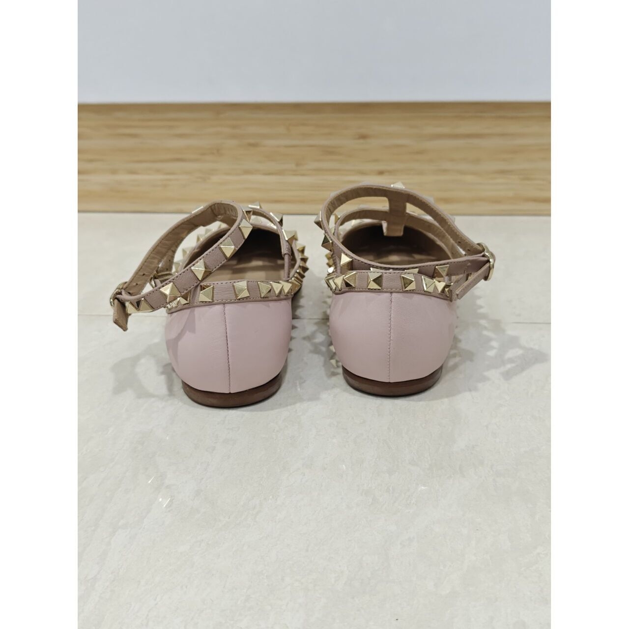 Valentino Garavani Dusty Pink Flats