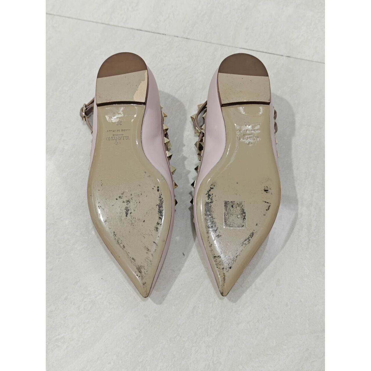 Valentino Garavani Dusty Pink Flats