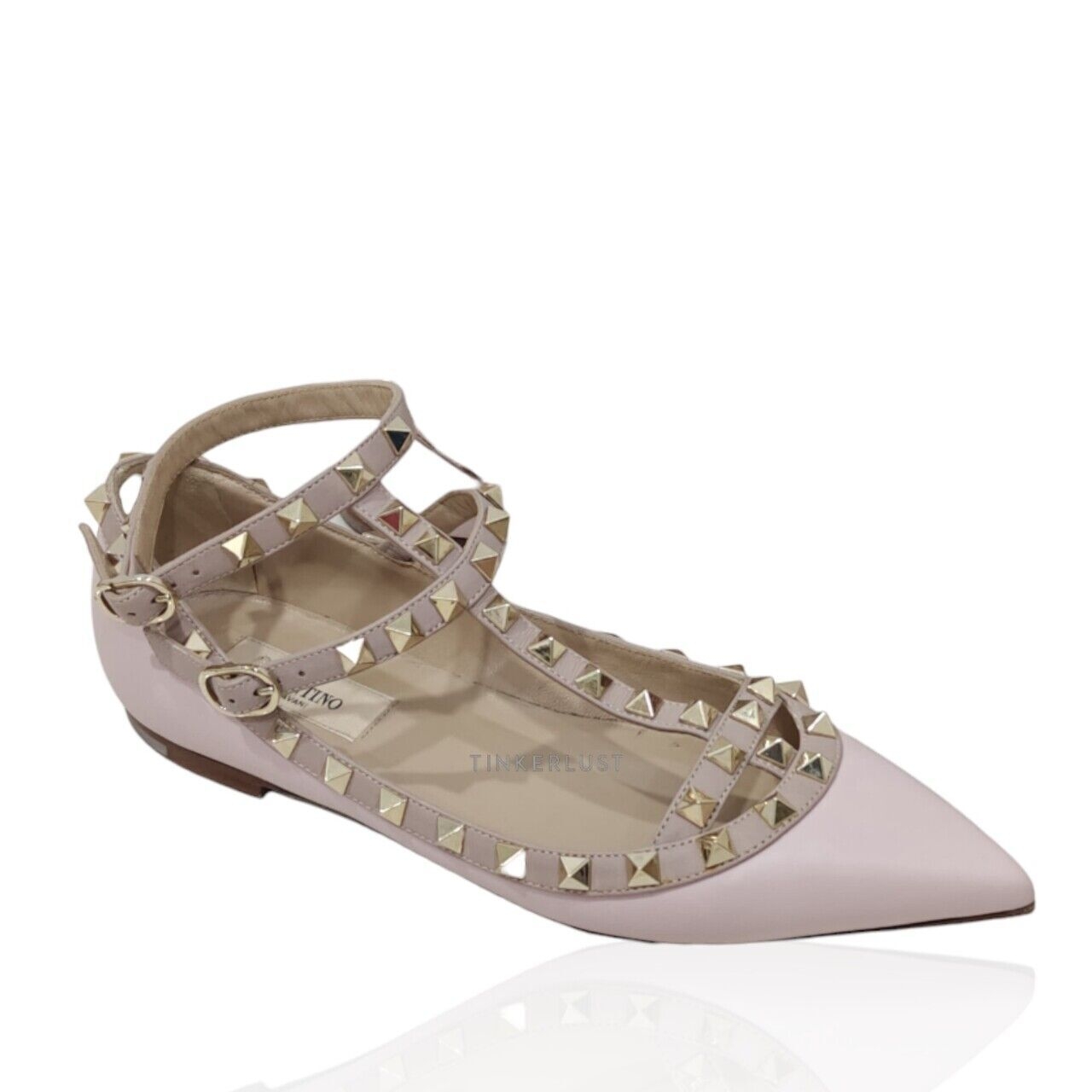 Valentino Garavani Dusty Pink Flats