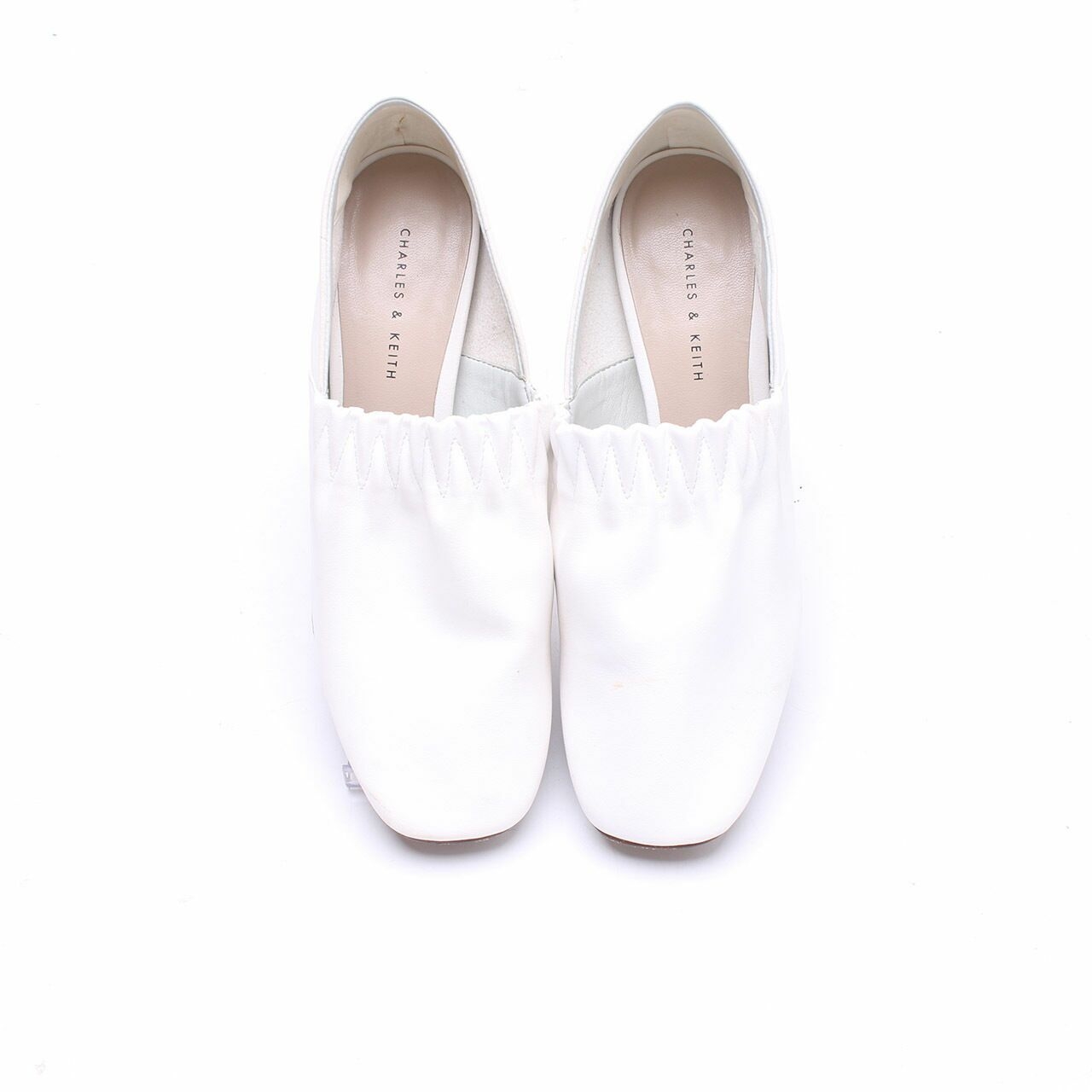 Charles & Keith White Heels