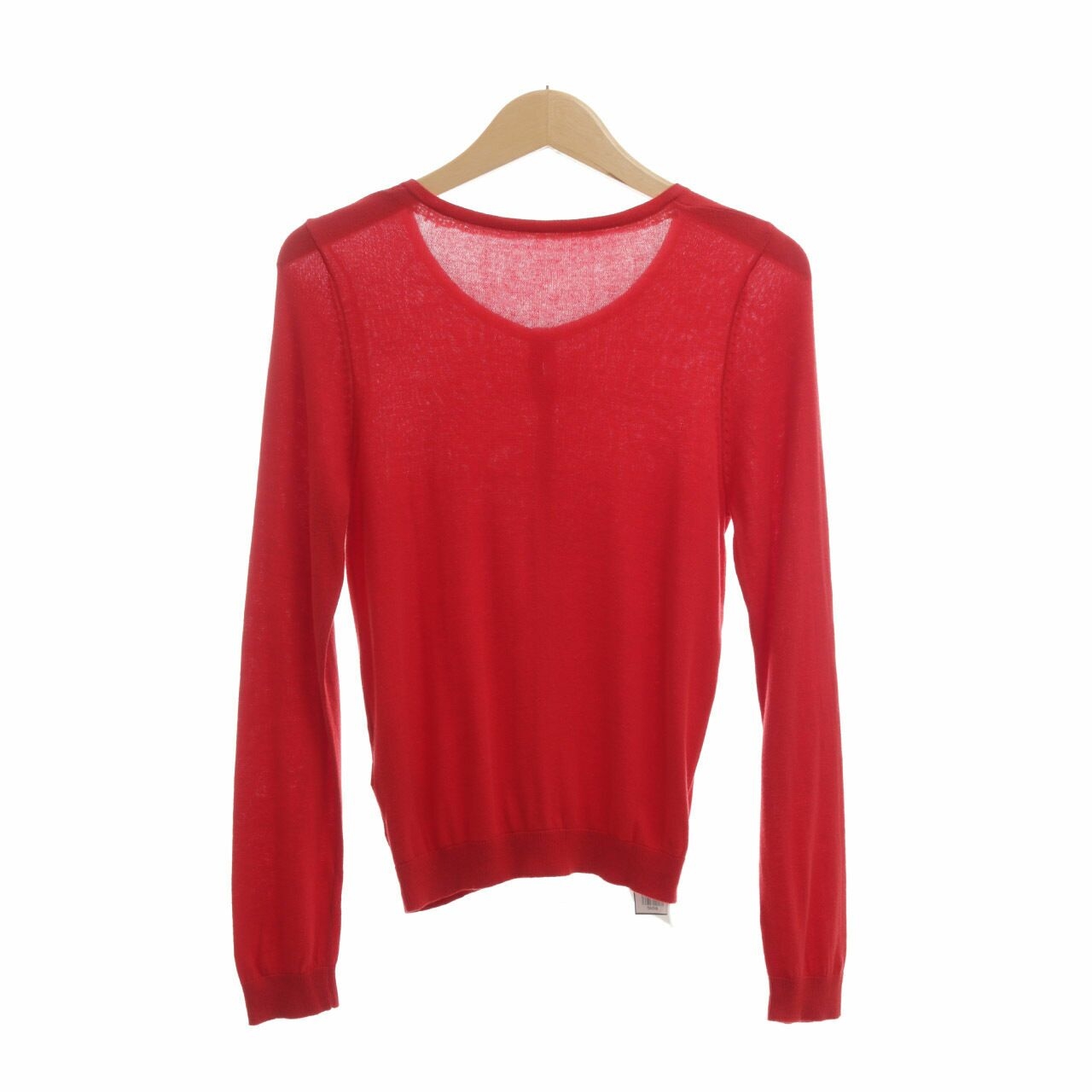 earth music & ecology Red Knit Cardigan