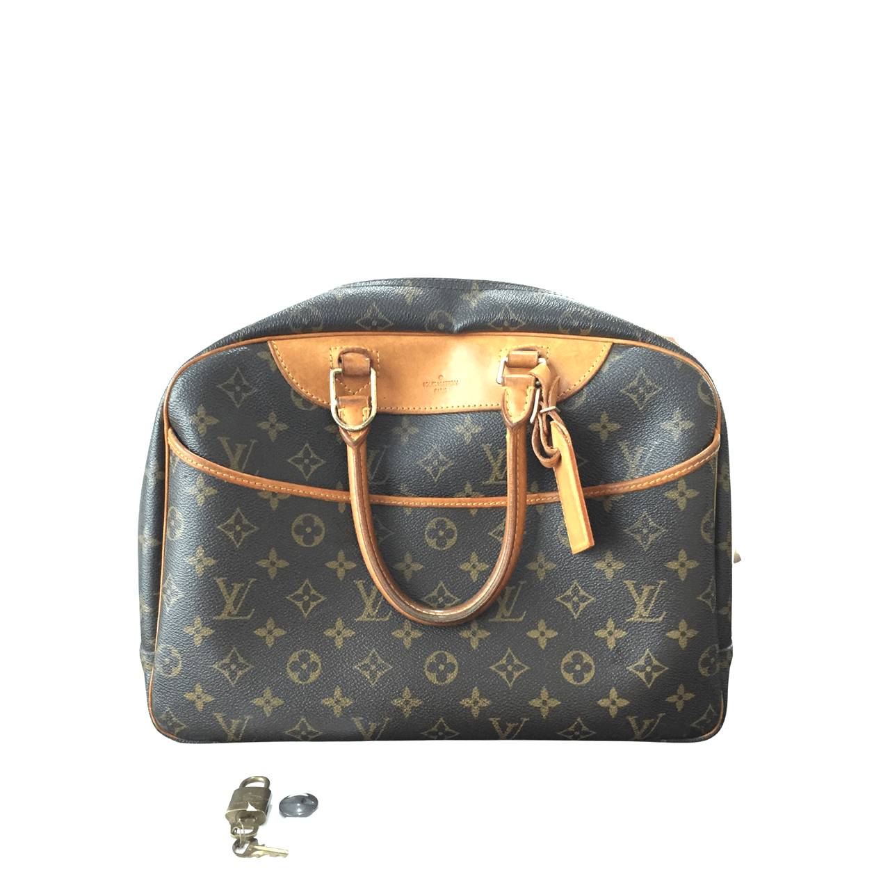 Louis Vuitton Deauville Monogram Canvas Handbag