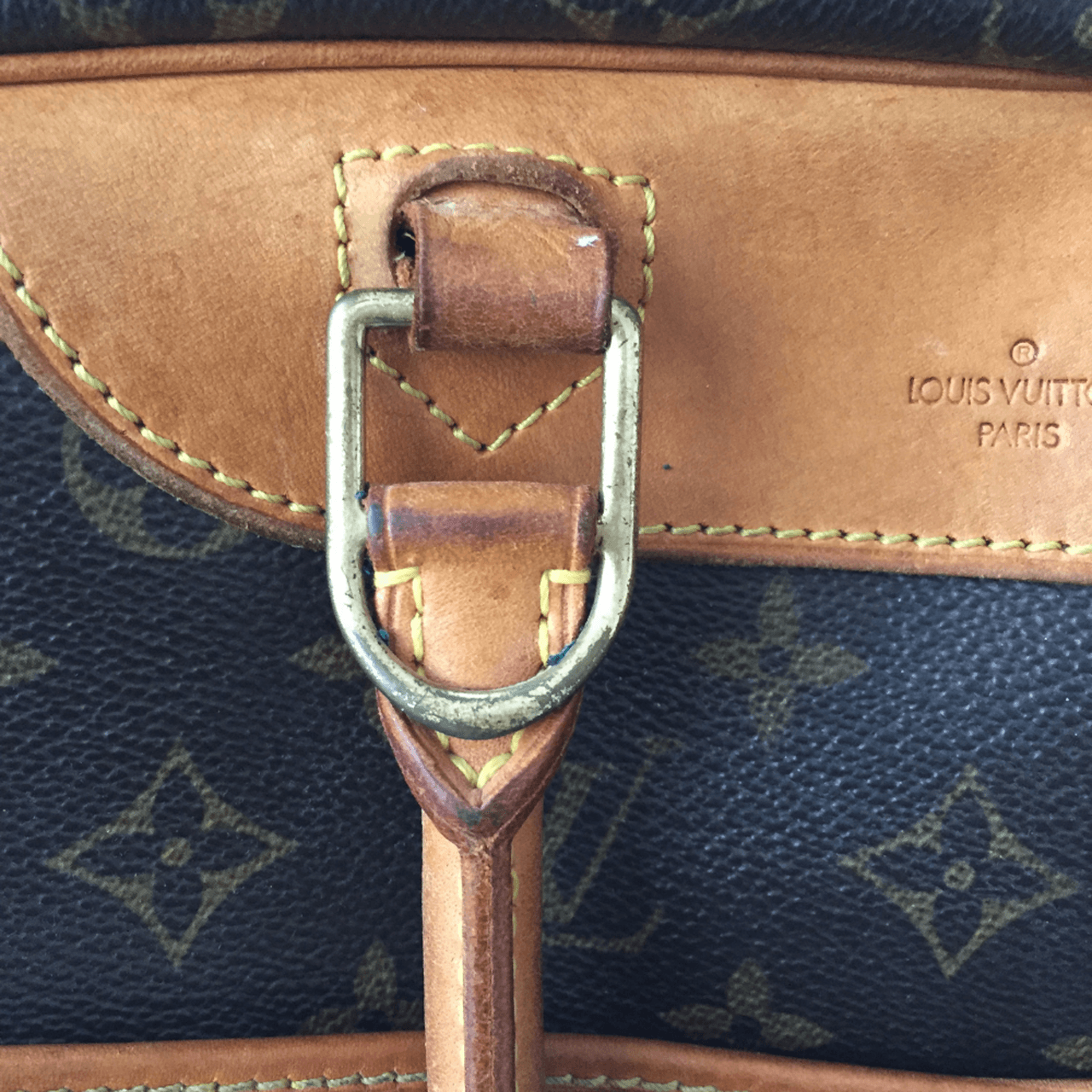 Louis Vuitton Deauville Monogram Canvas Handbag