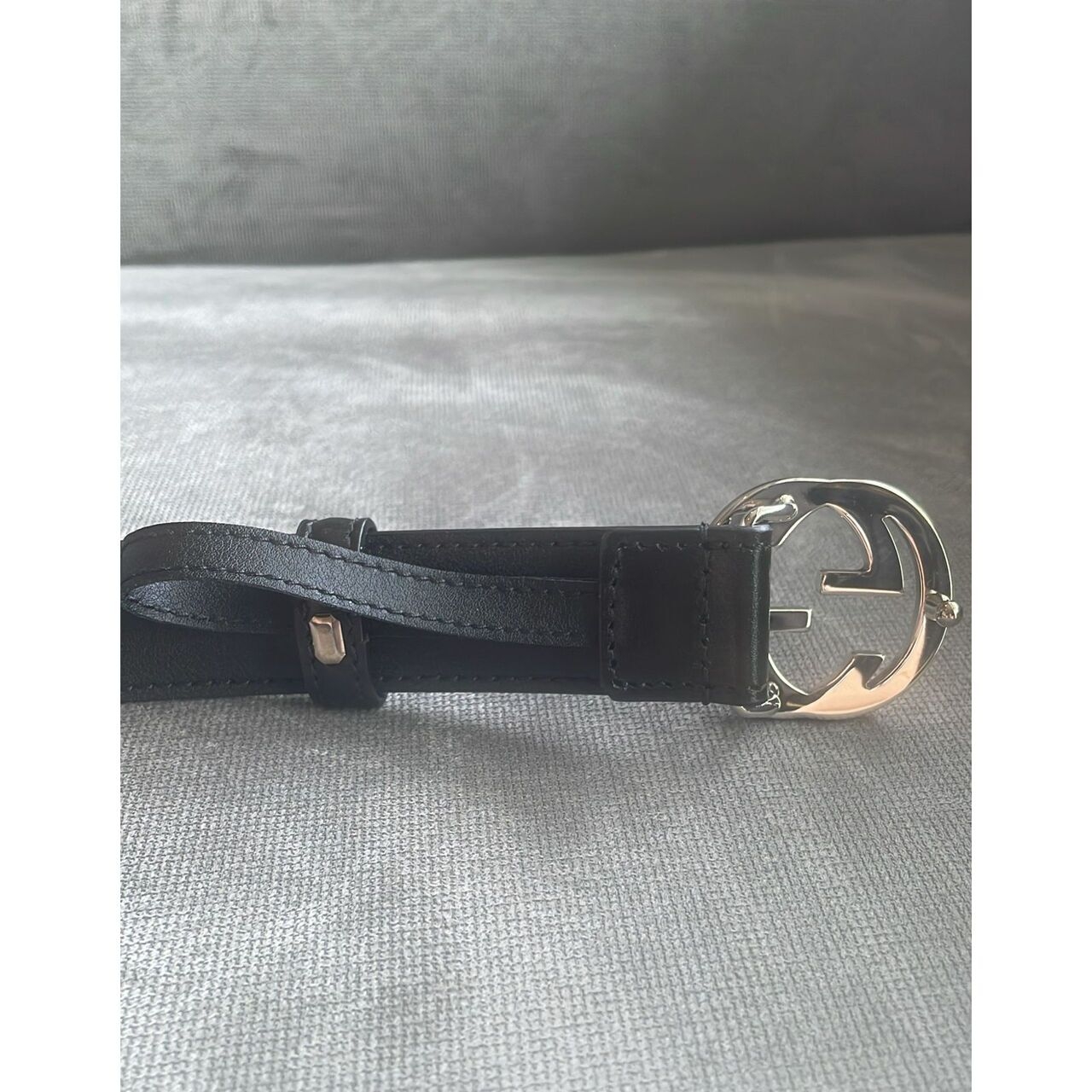 Gucci Interlocking G Leather Belt