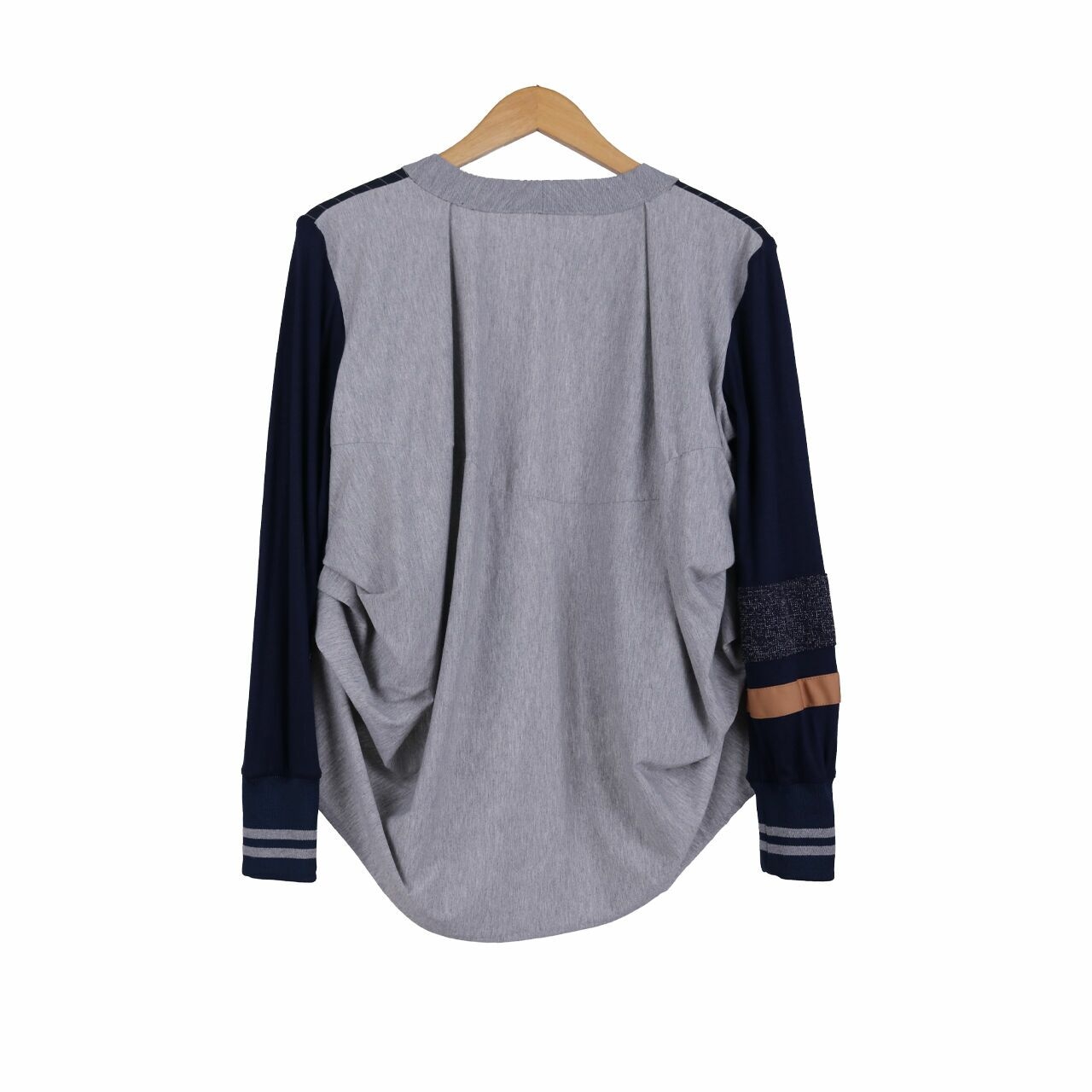 Oline Workrobe Navy & Grey Kimono