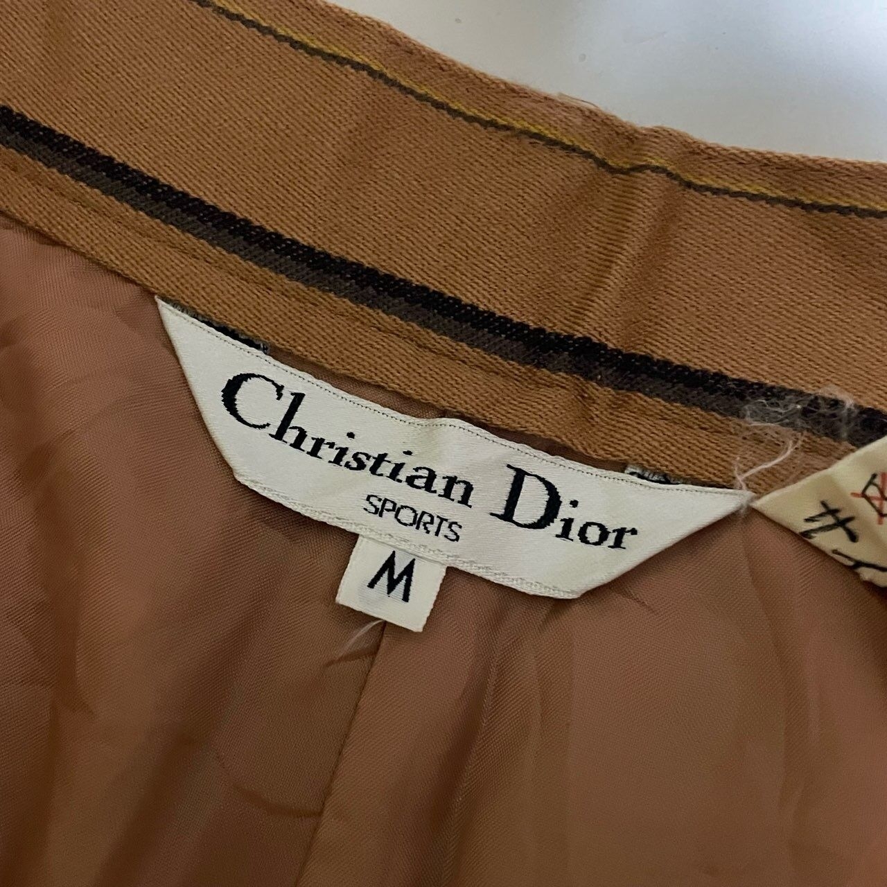 Christian Dior Brown Stripe Short Pants