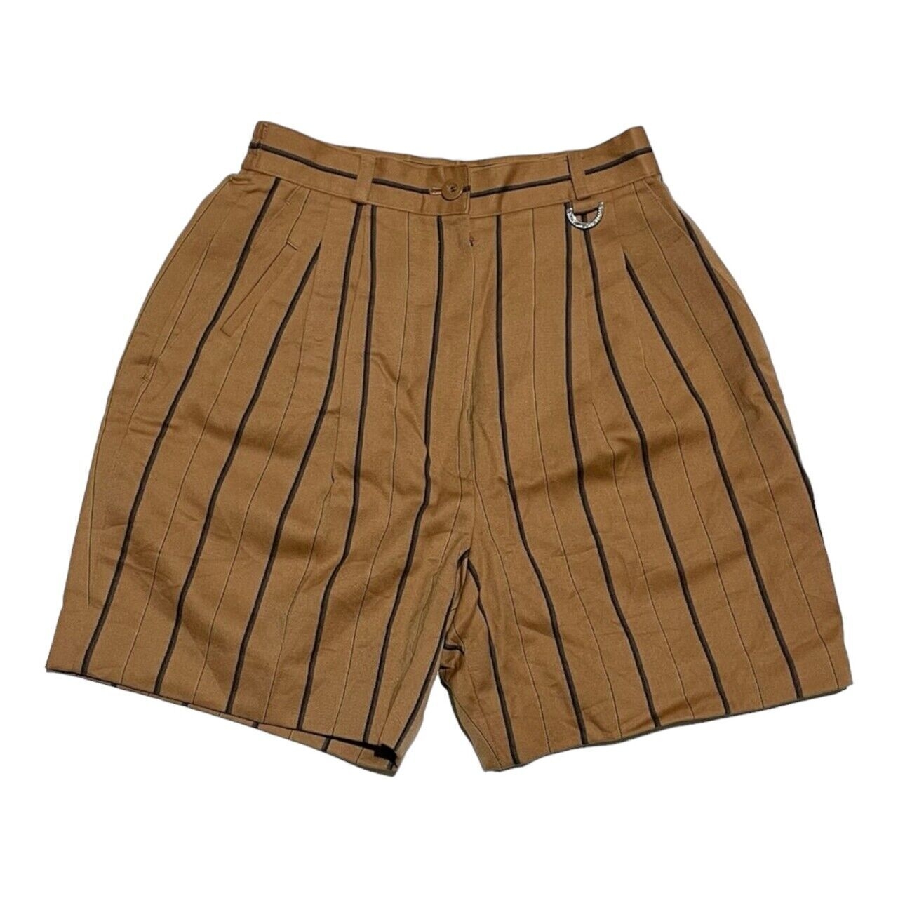 Christian Dior Brown Stripe Short Pants