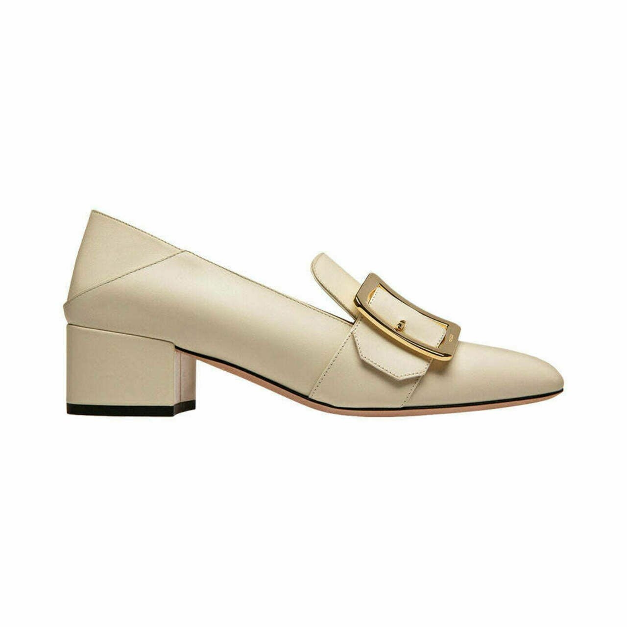 Bally Janelle 40 Leather Pumps Heels Bone