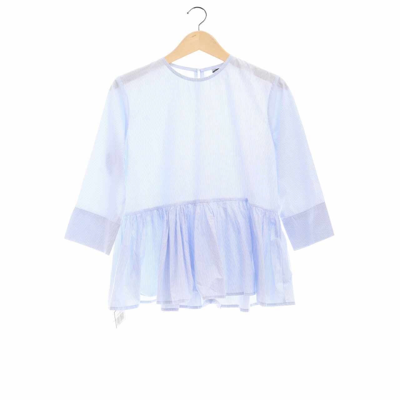 trick tricky Blue & White Stripes Blouse