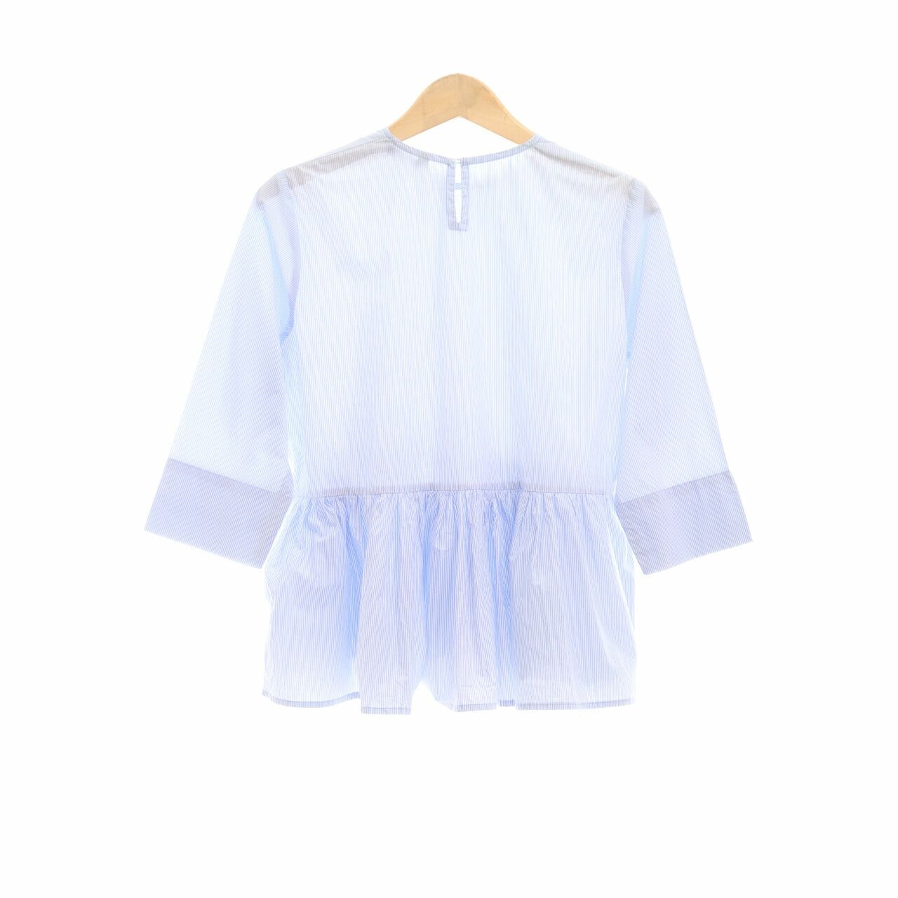 trick tricky Blue & White Stripes Blouse