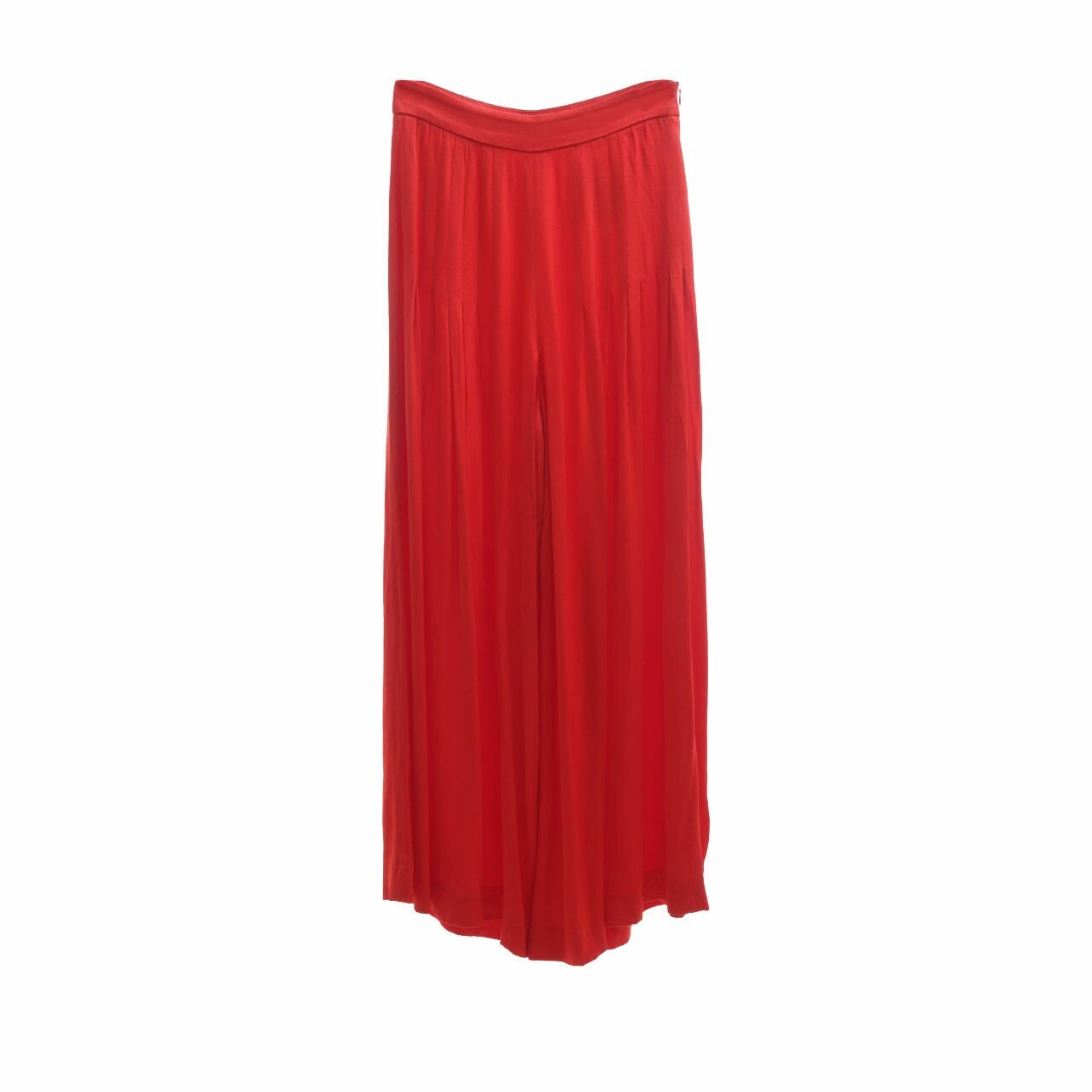 Zara Red Culottes Long Pants