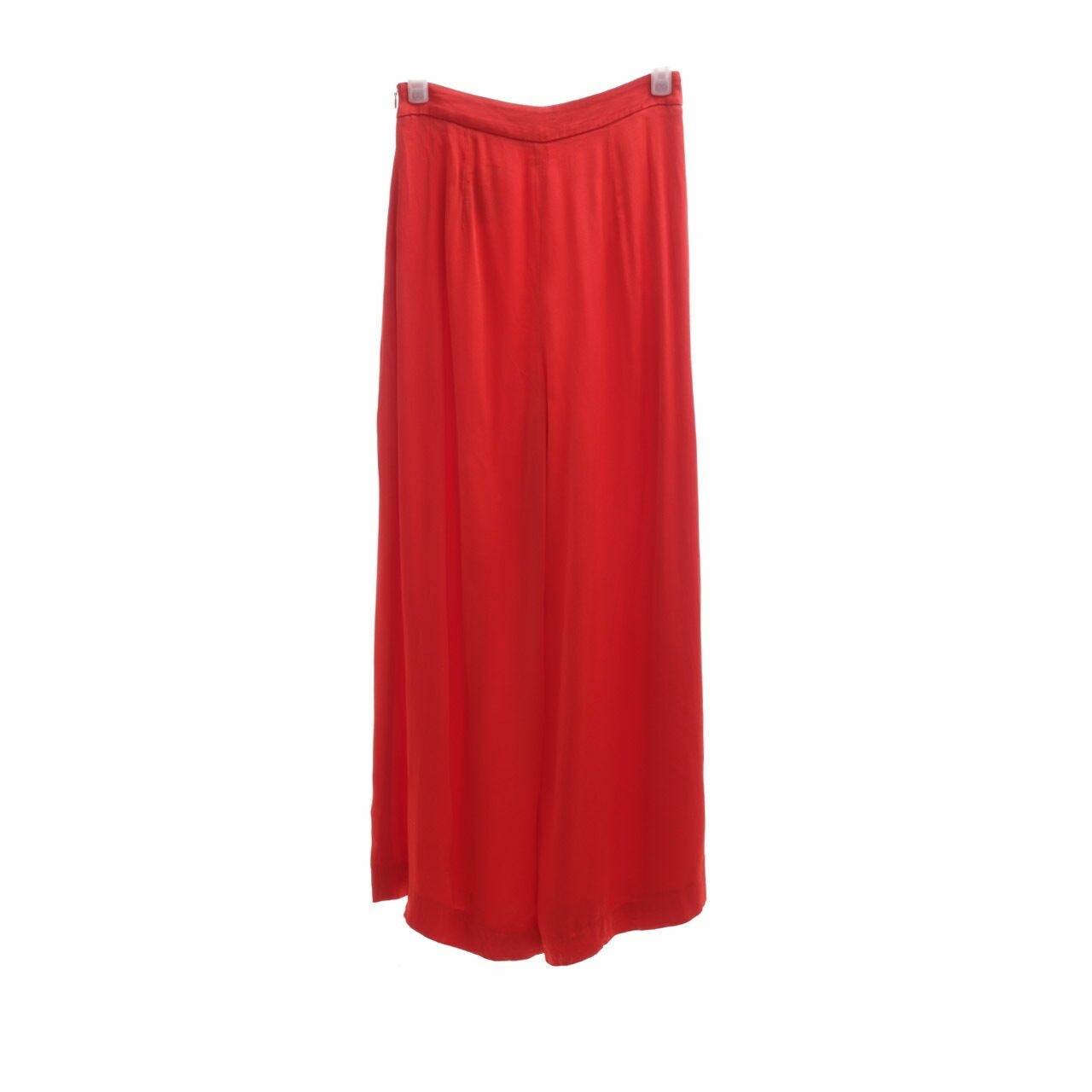 Zara Red Culottes Long Pants