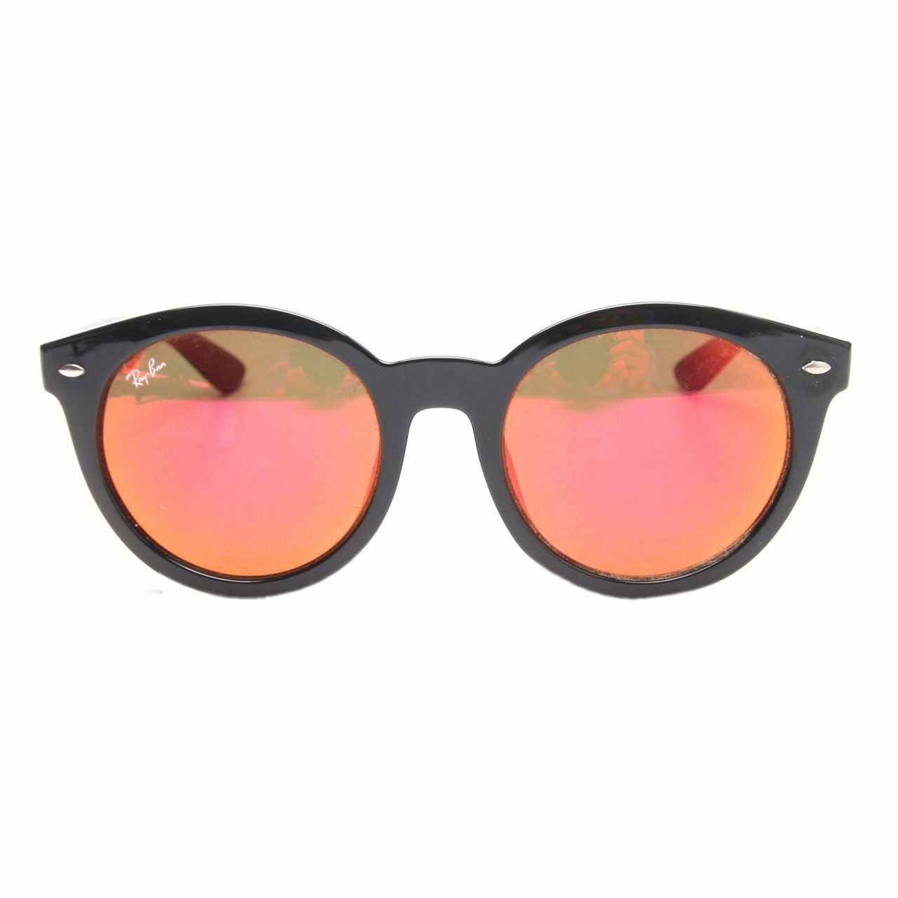 Ray Ban Black Red Mirror Sunglasses