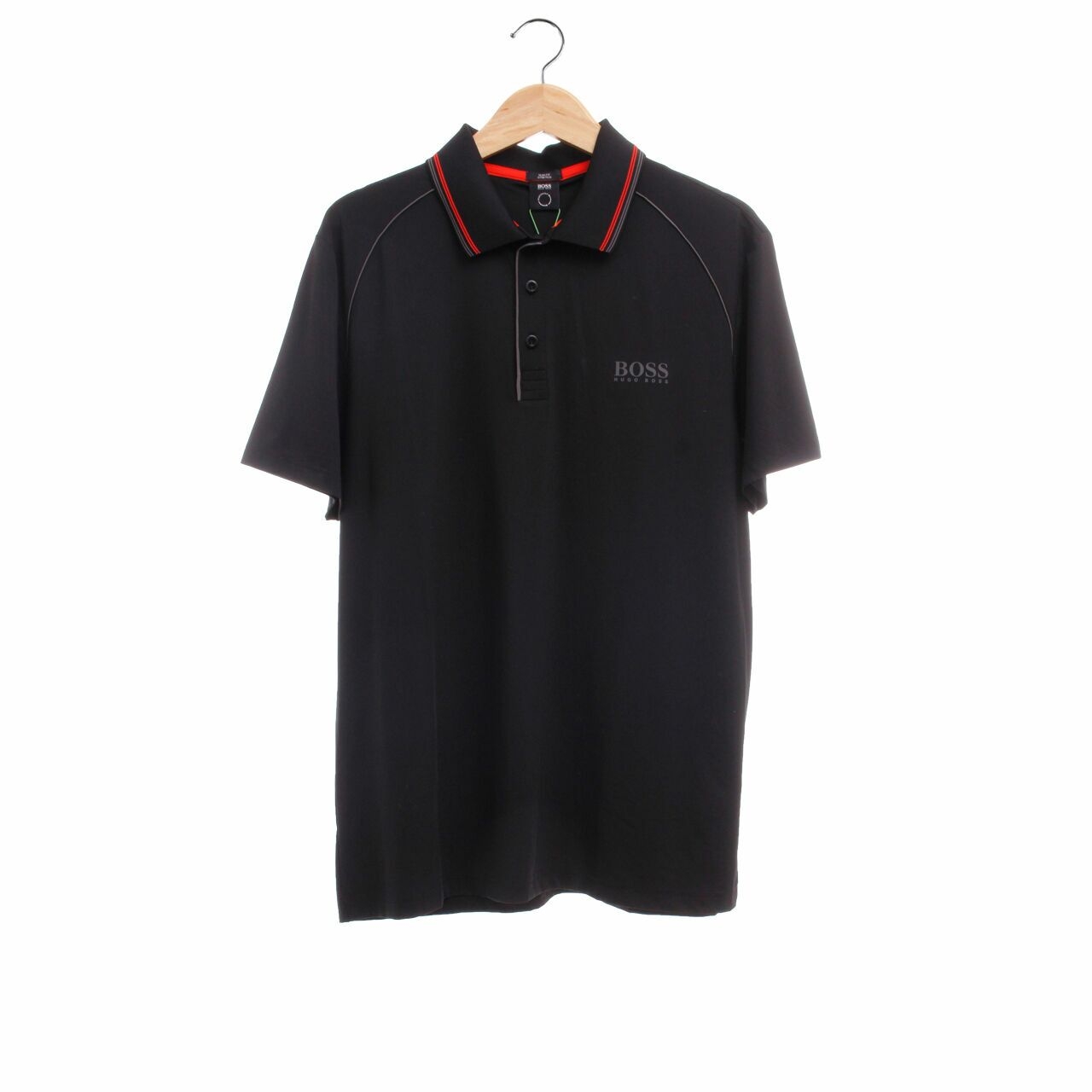 Hugo Boss shirt black pauletech 001 XXL