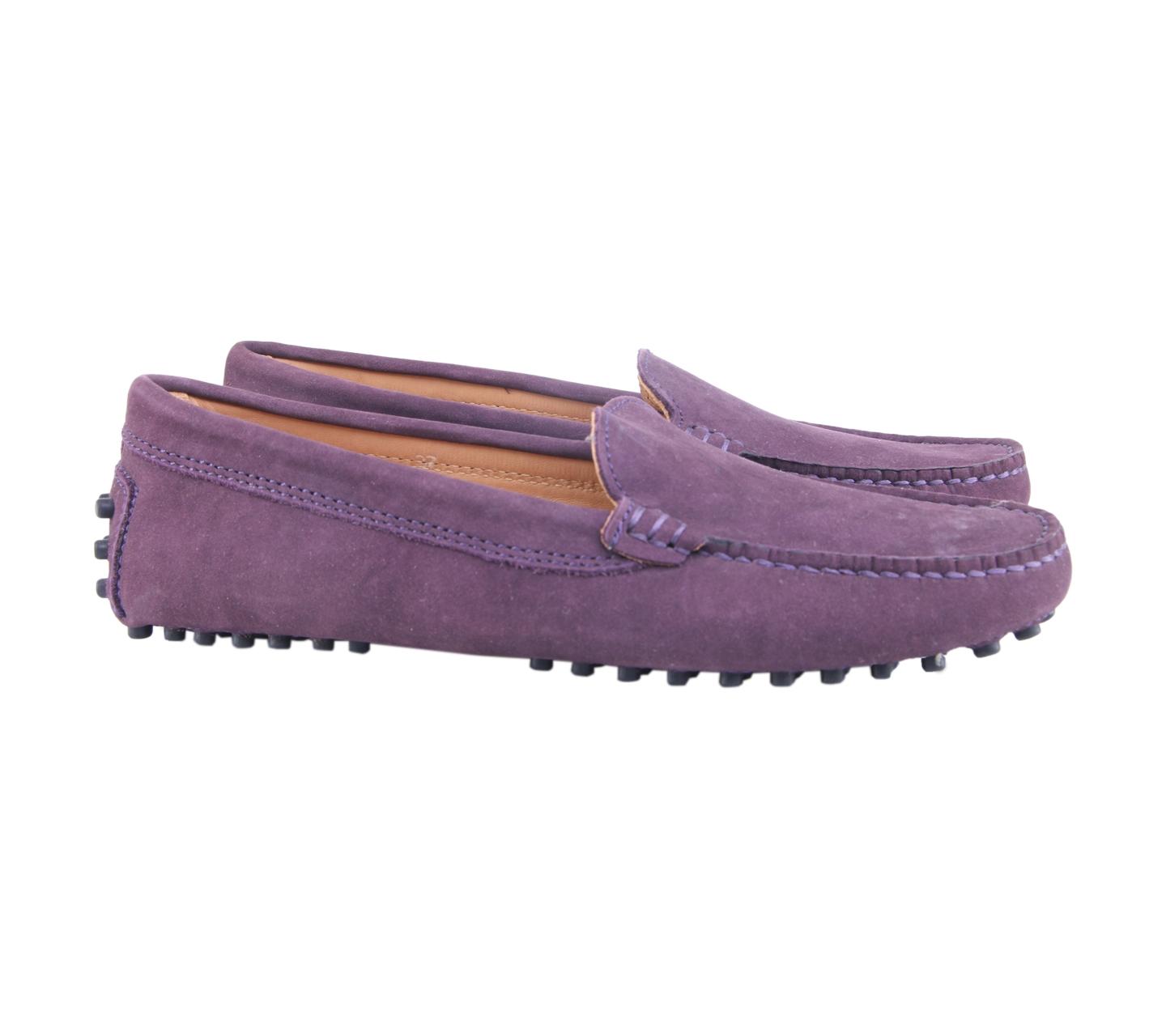 Tod's Dark Purple Gimmono Shoes Flats