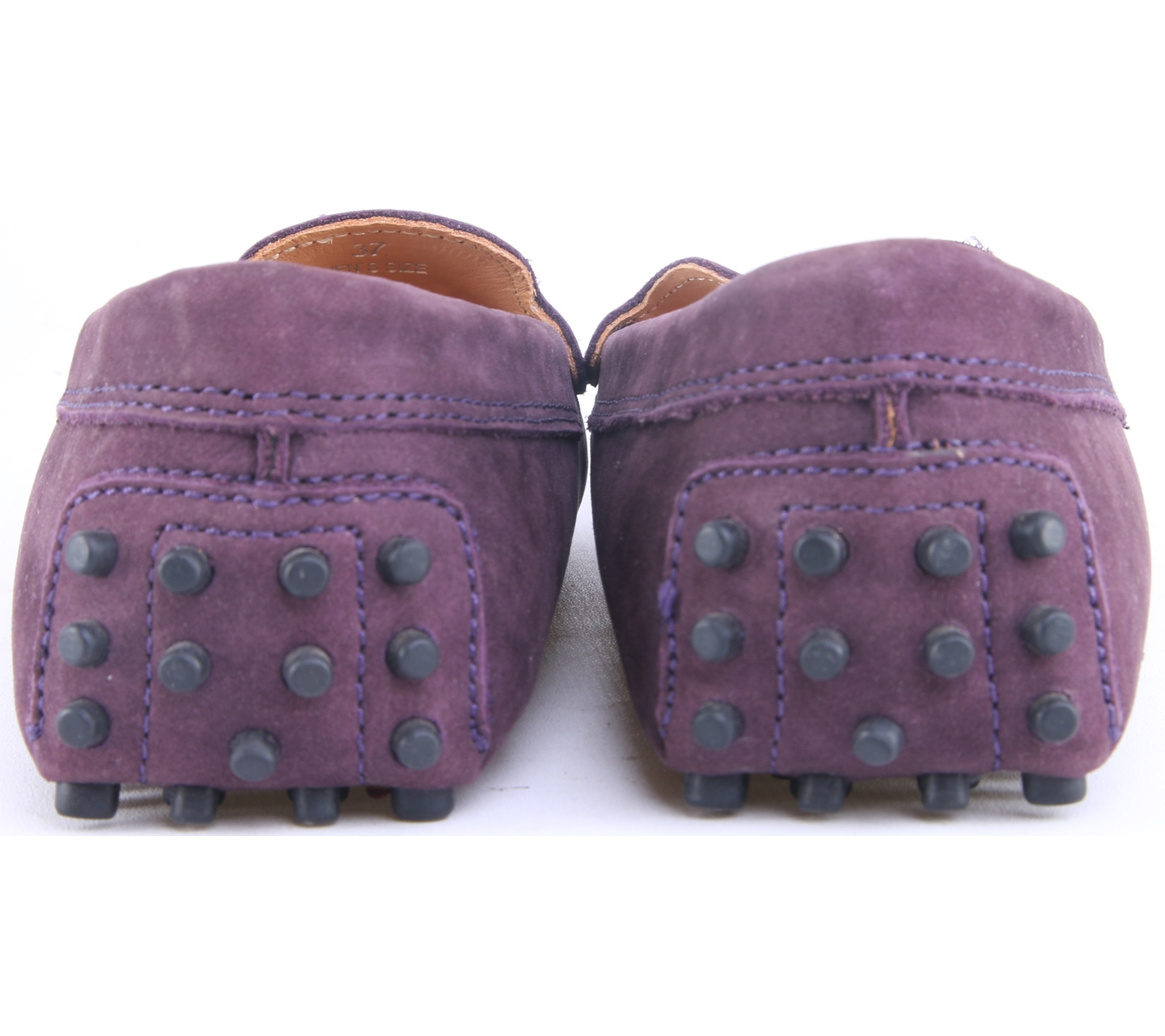 Tod's Dark Purple Gimmono Shoes Flats