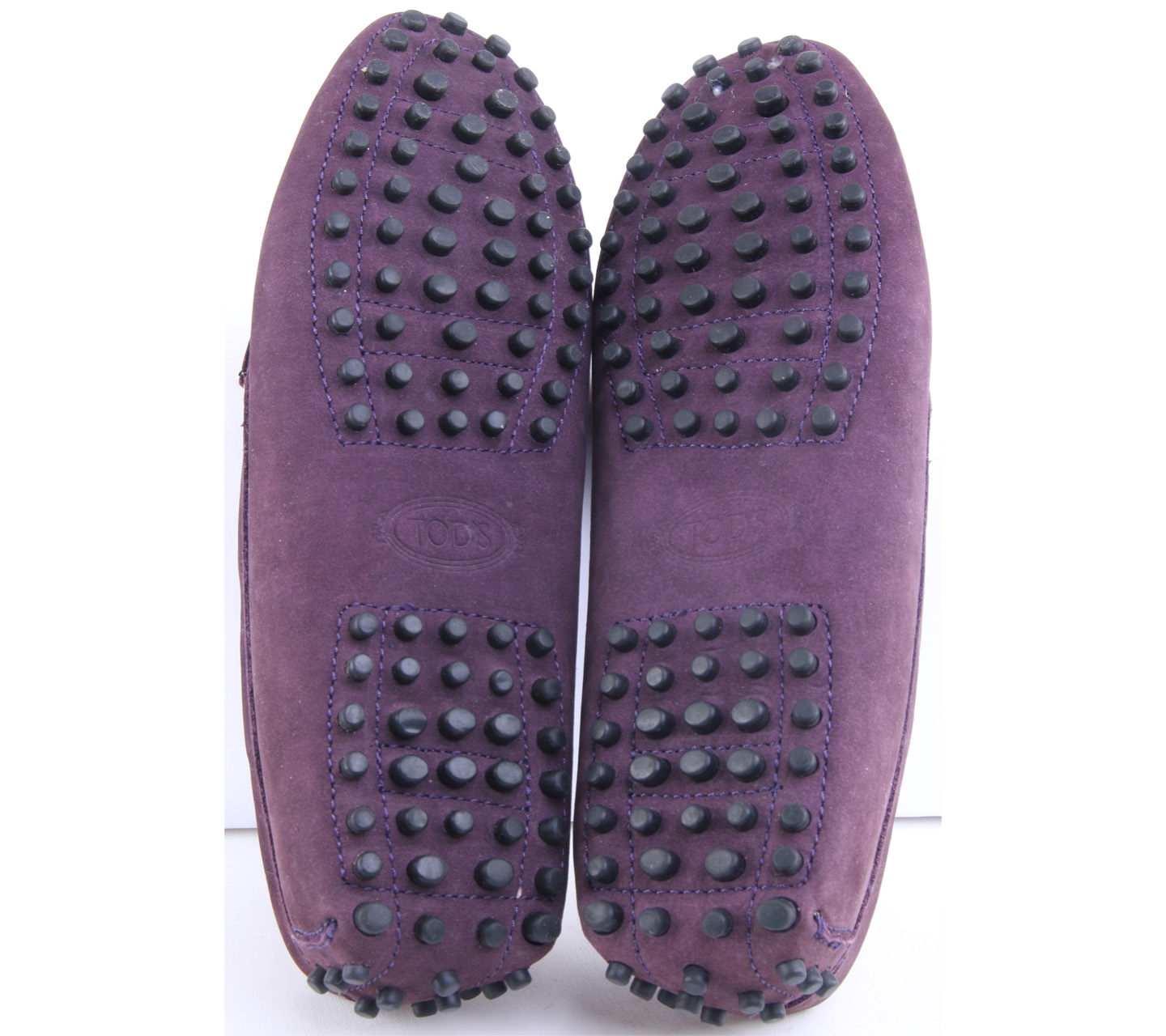 Tod's Dark Purple Gimmono Shoes Flats