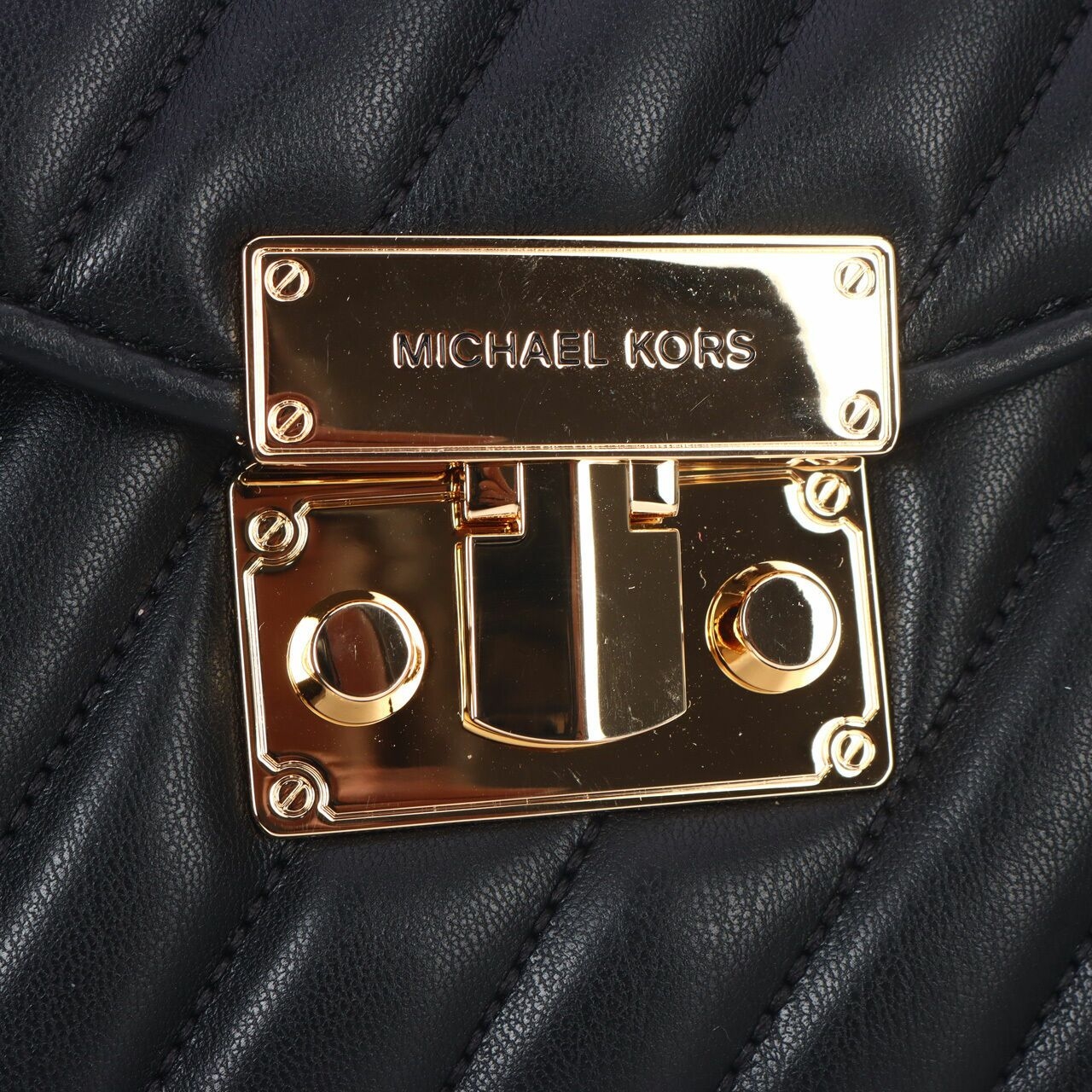 Michael Kors Rose Medium Flap Vegan Faux Leather Shoulder Bag