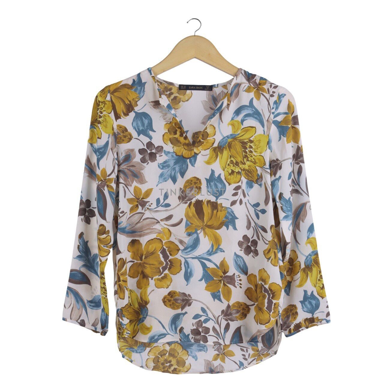 Zara Multicolor Floral Blouse