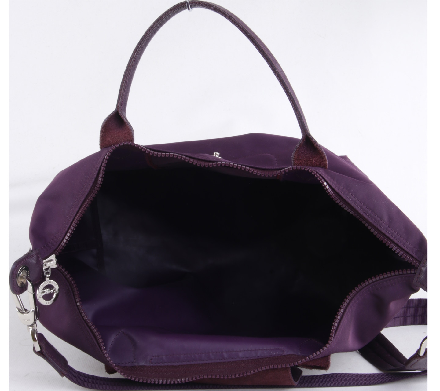 Longchamp Purple Satchel Bag