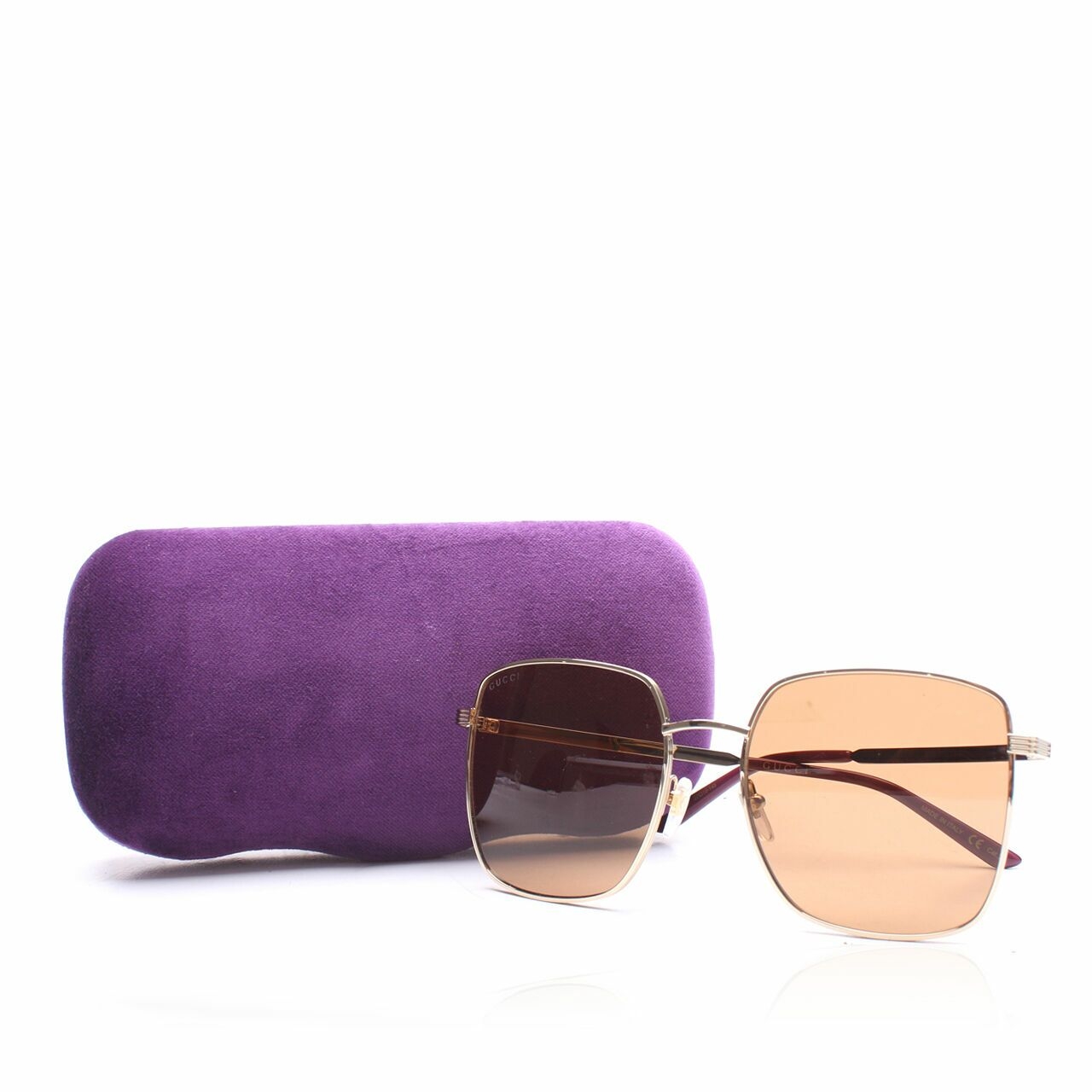 Gucci Purple/Gold Sunglasses