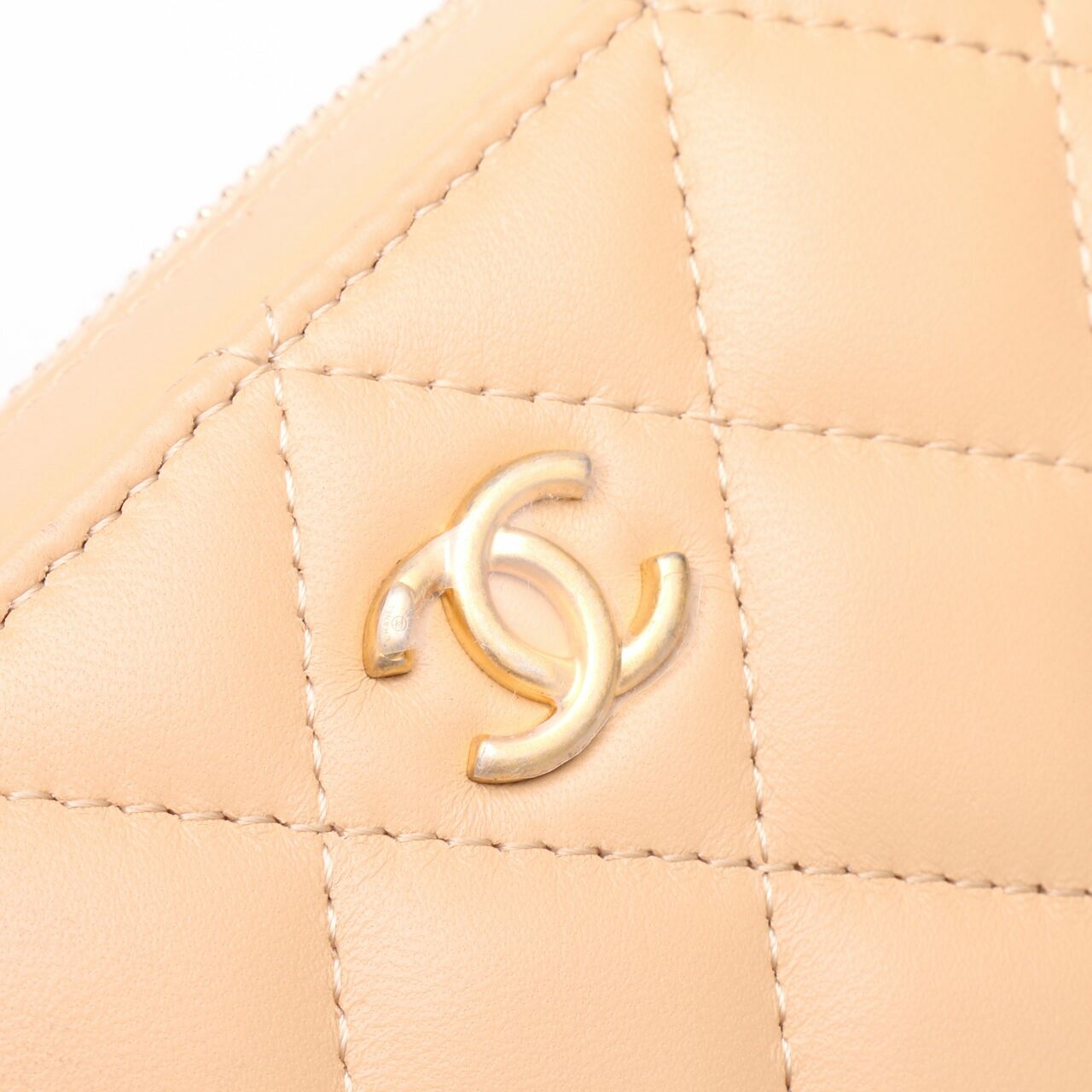 Chanel Mini Camera Pearl Crush In Beige GHW Sling Bag