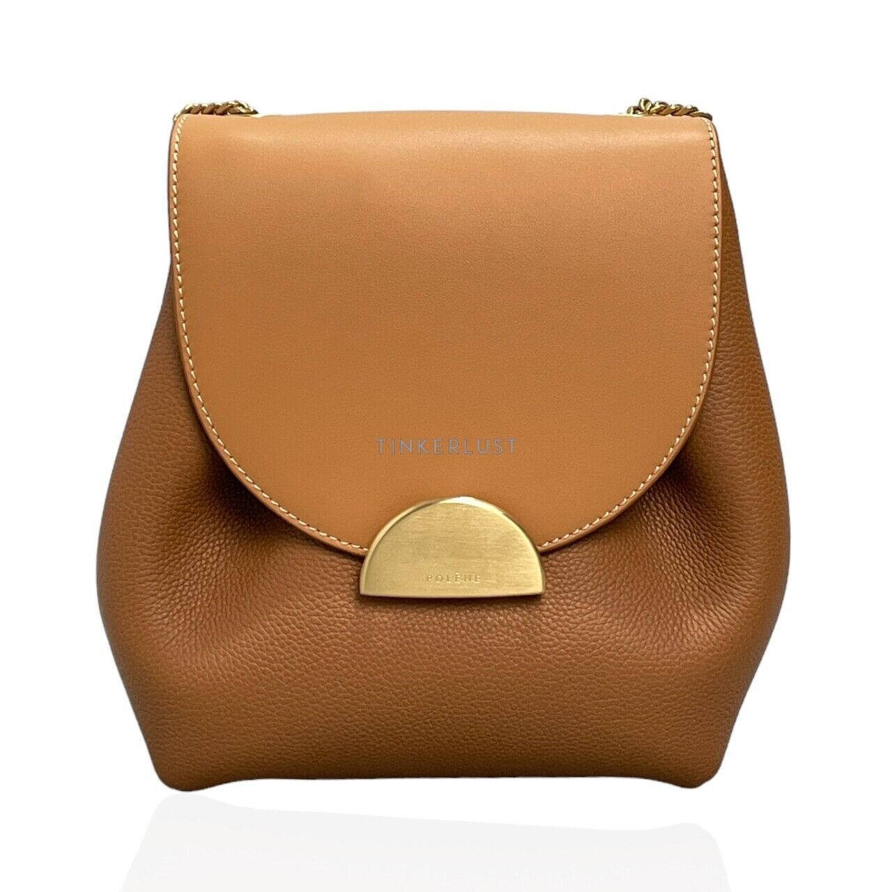 POLENE Numero Un Mini Duo Camel Sling Bag