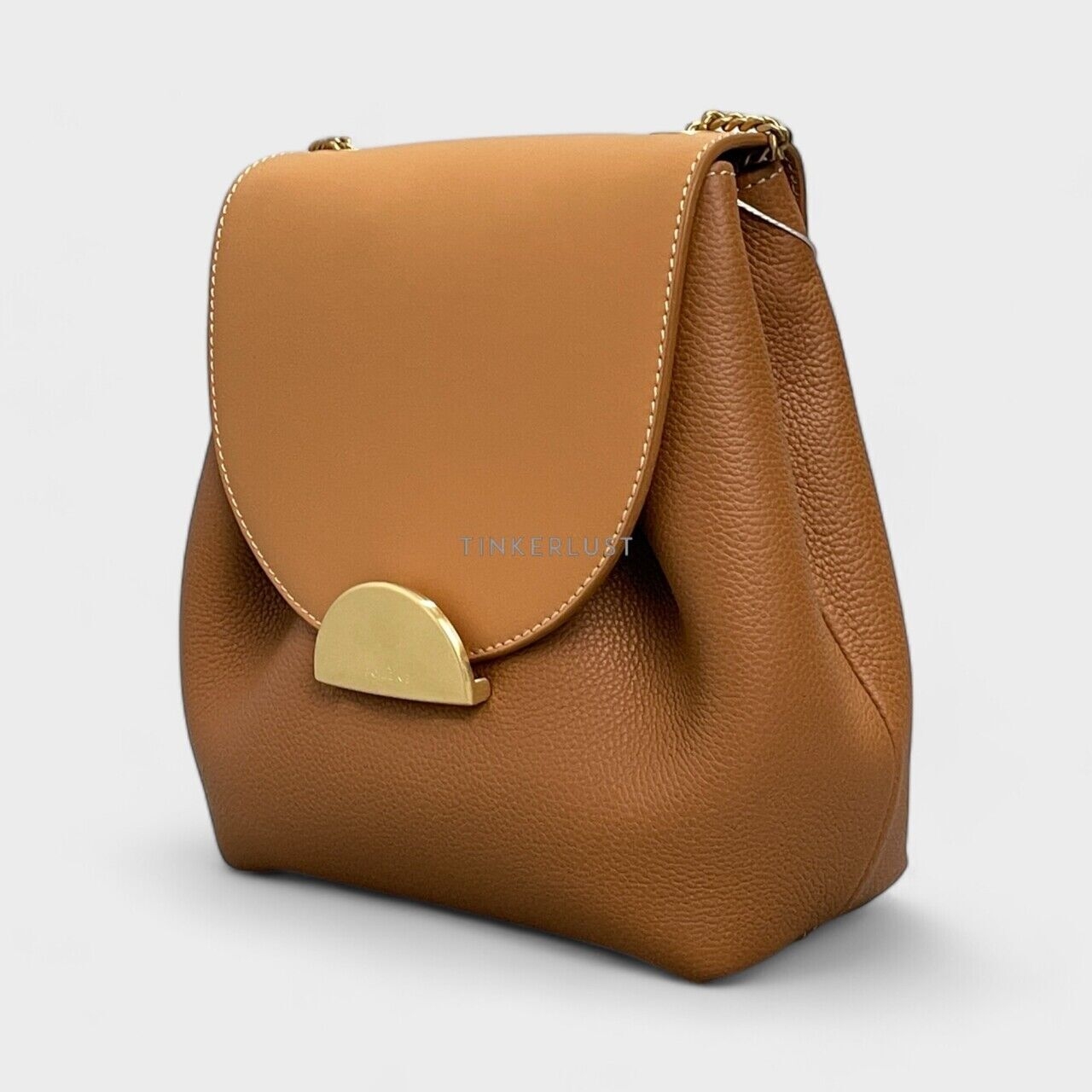 POLENE Numero Un Mini Duo Camel Sling Bag